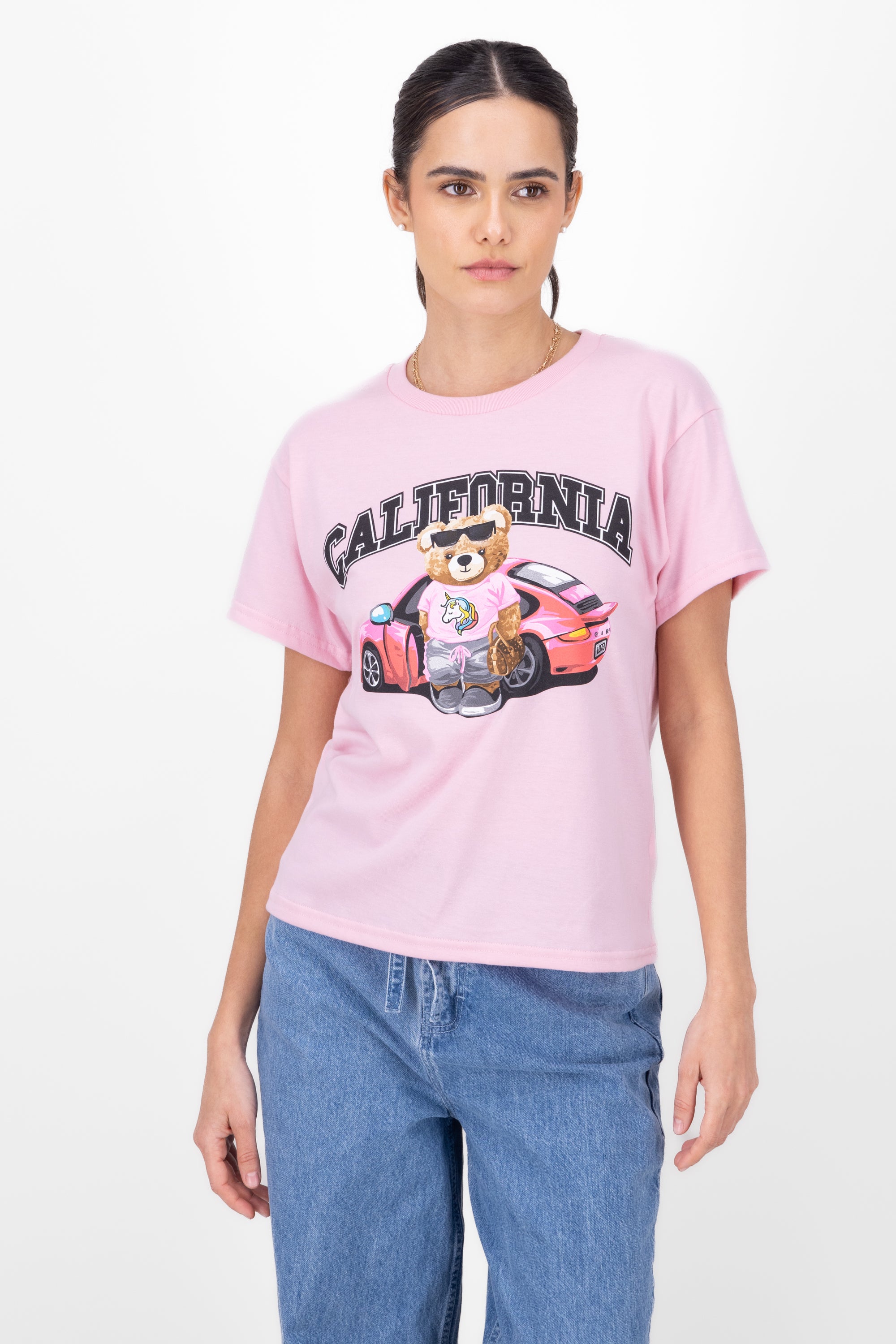 Osito California shirt Pastel pink