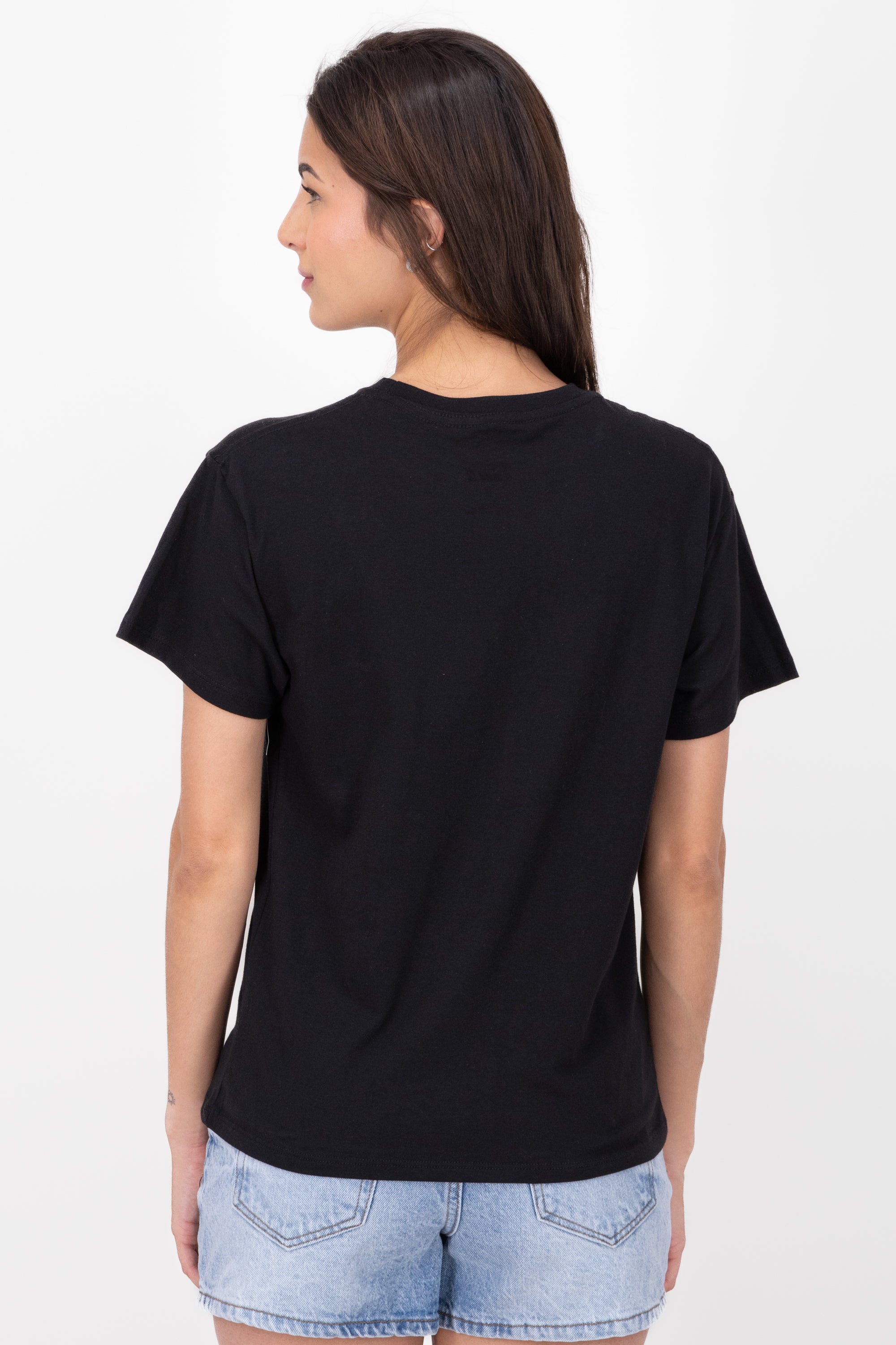 Short manga kiss shirt BLACK