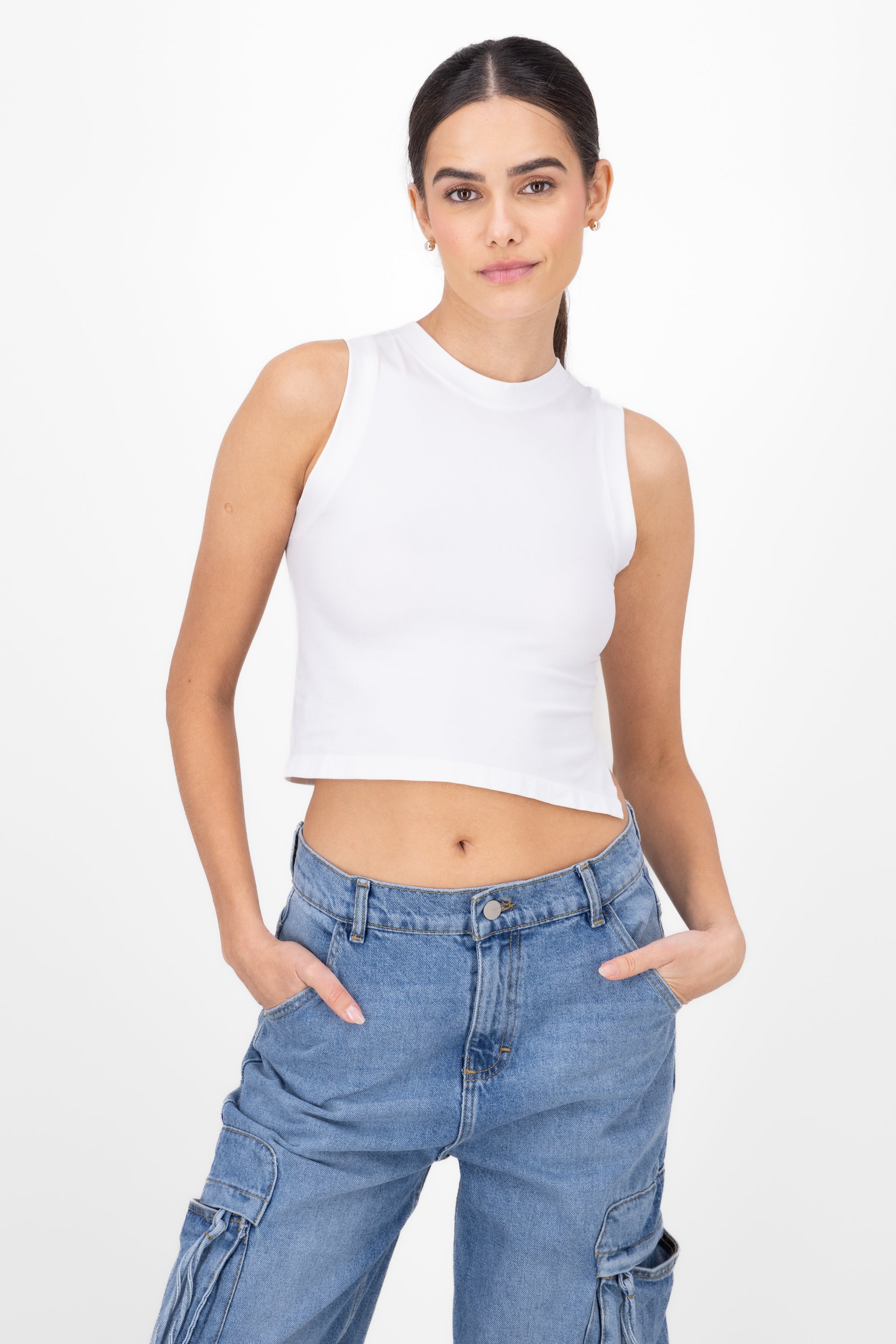 Top Seamless Smooth WHITE