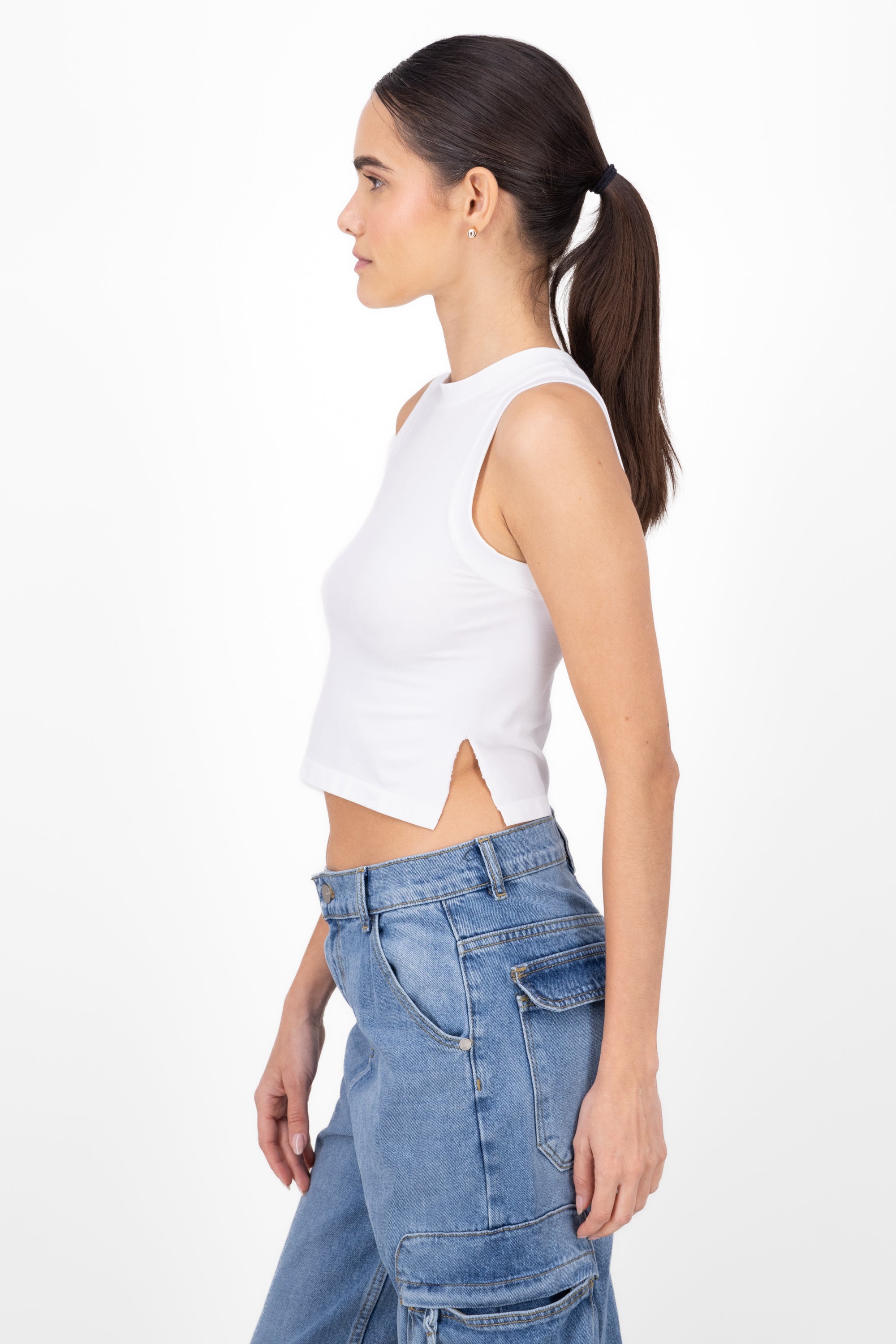 Top Seamless Smooth WHITE