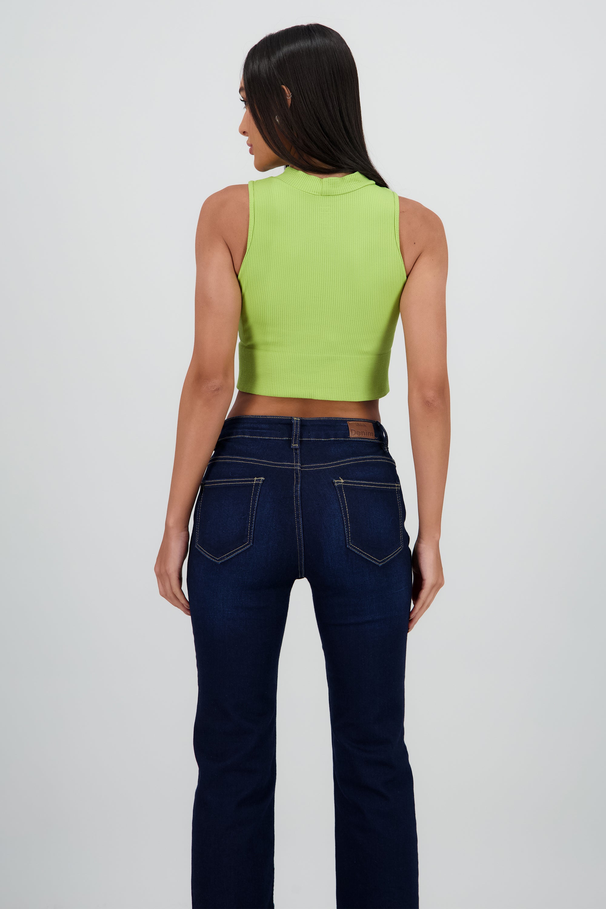 Top Acanalado VERDE PASTO