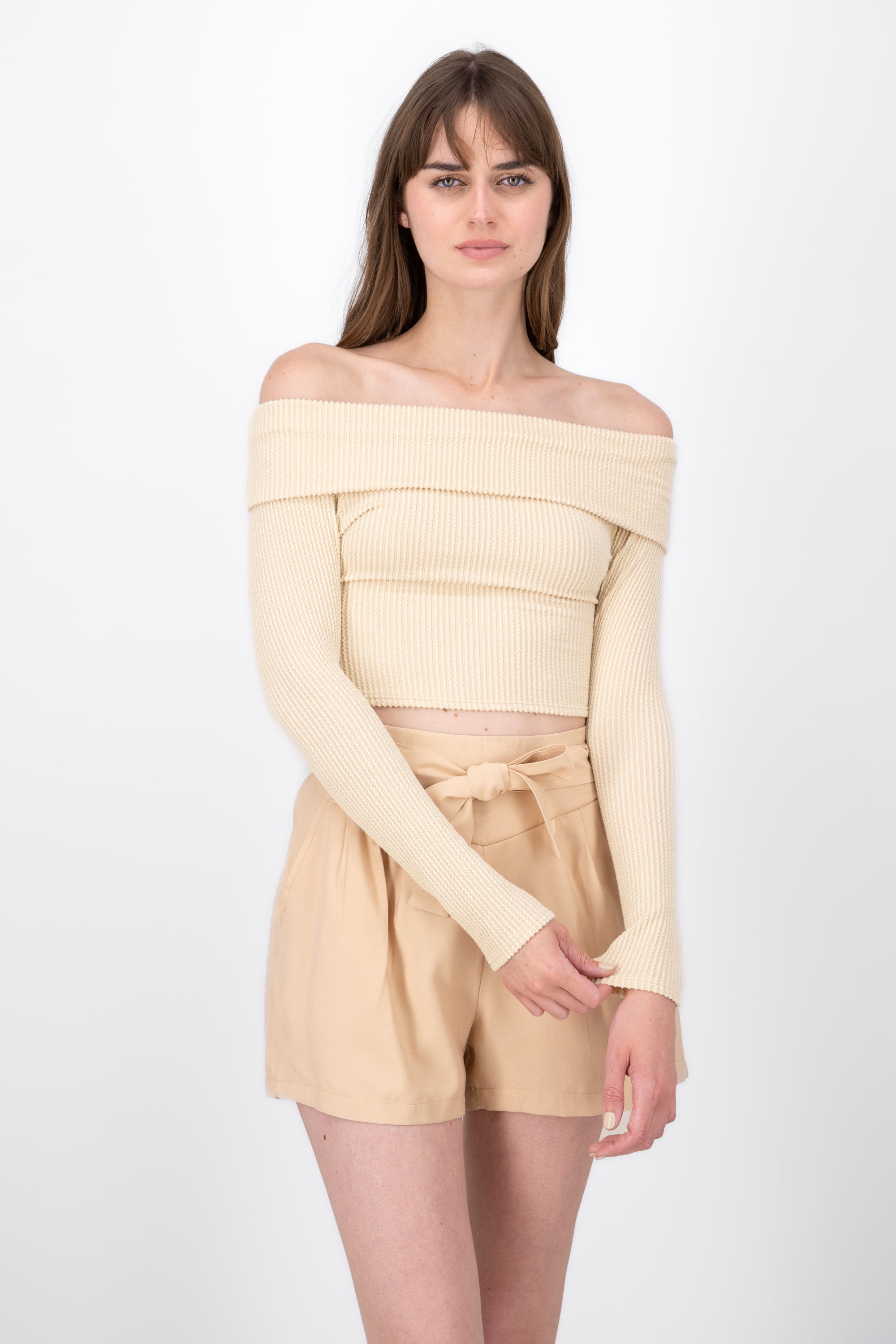 Top Shoulder TEXTURE RIB CREAM