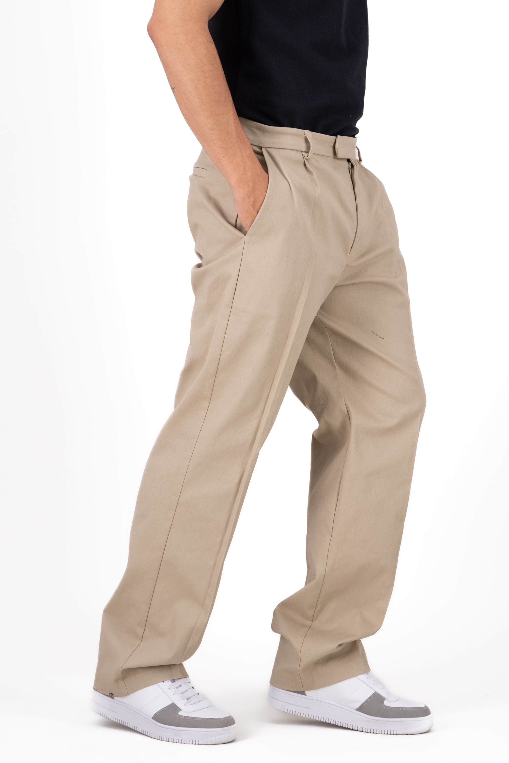 Wide Classic pants Khaki