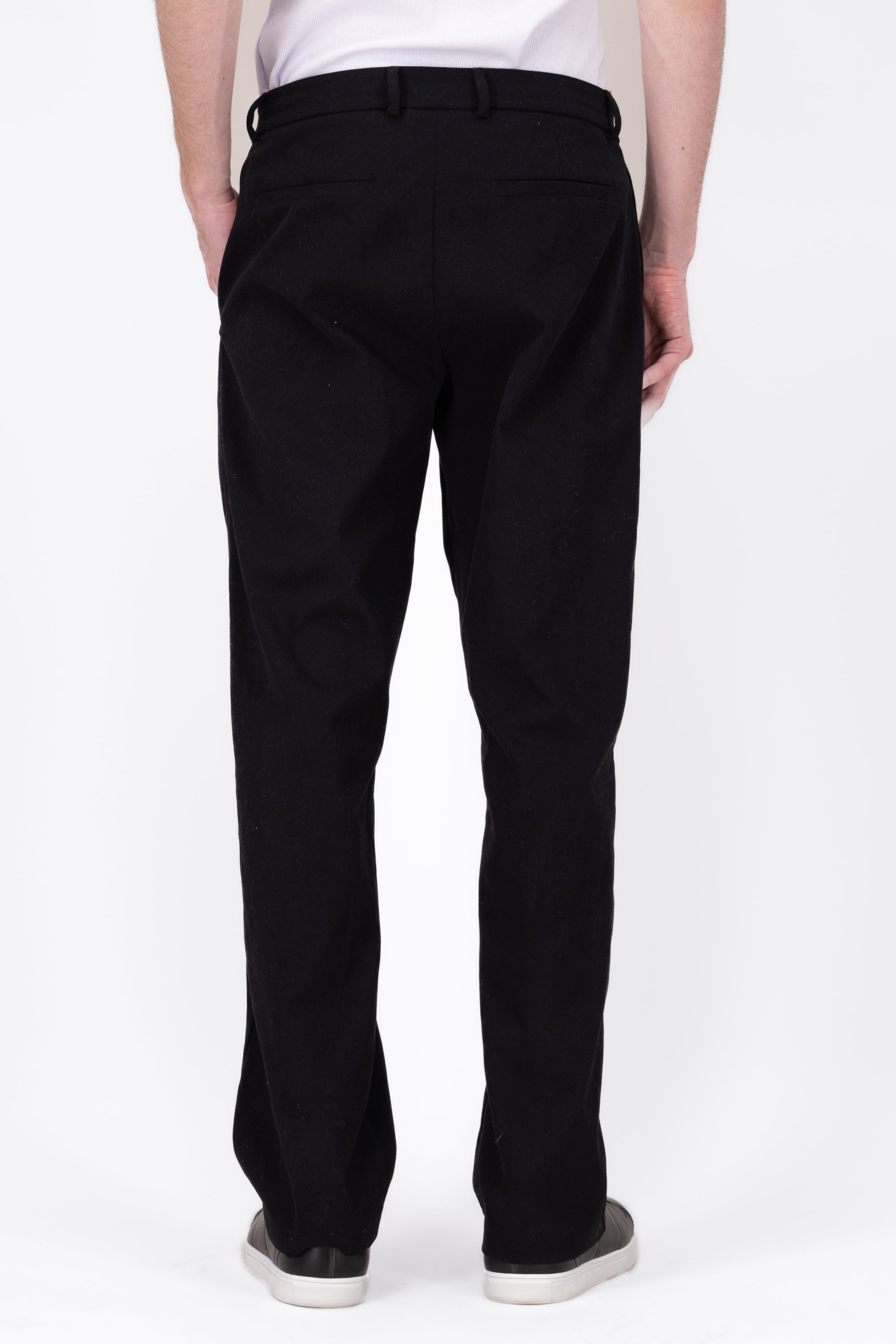 Wide Classic pants BLACK