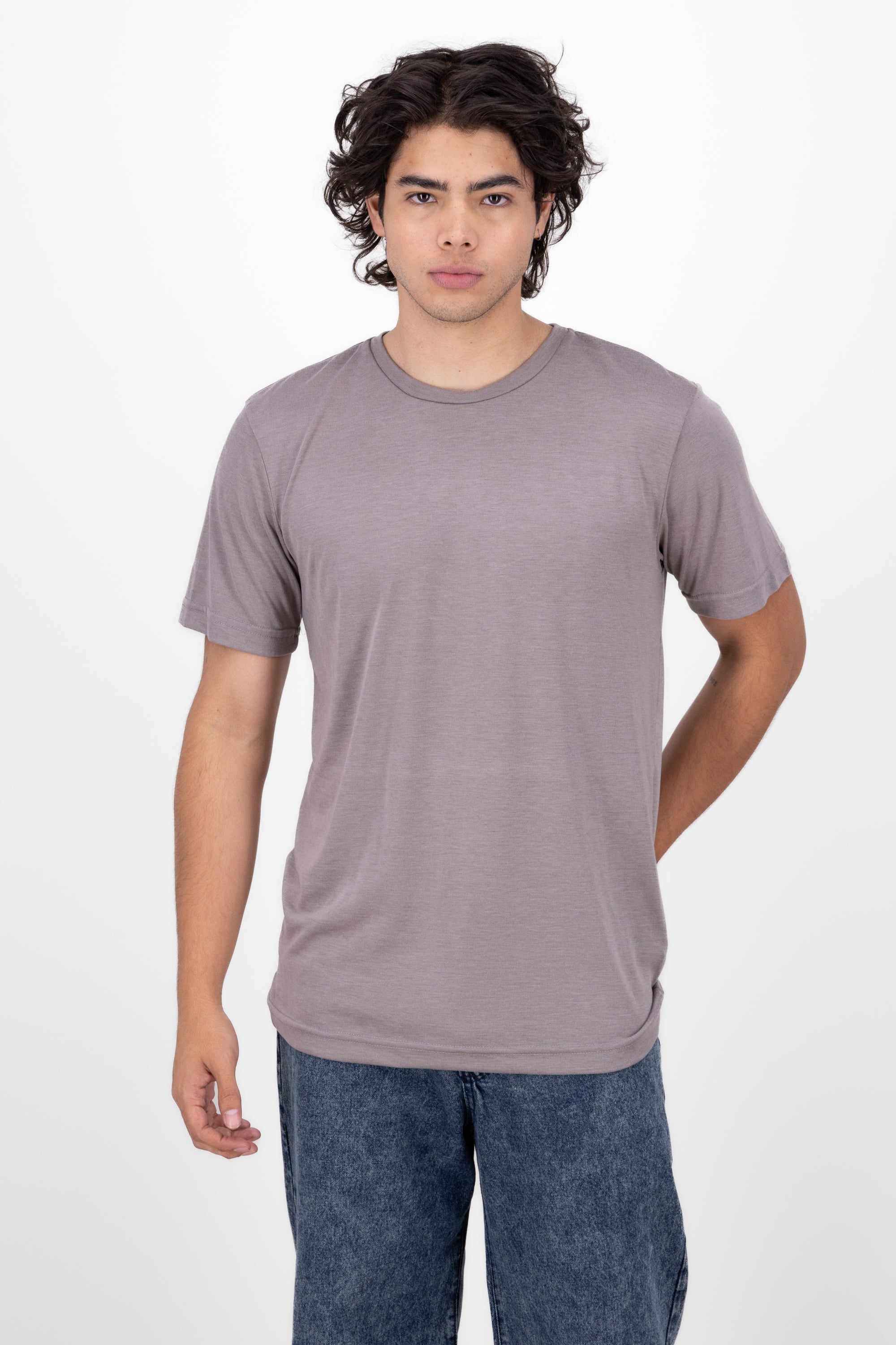 Round neck shirt GRE GREY