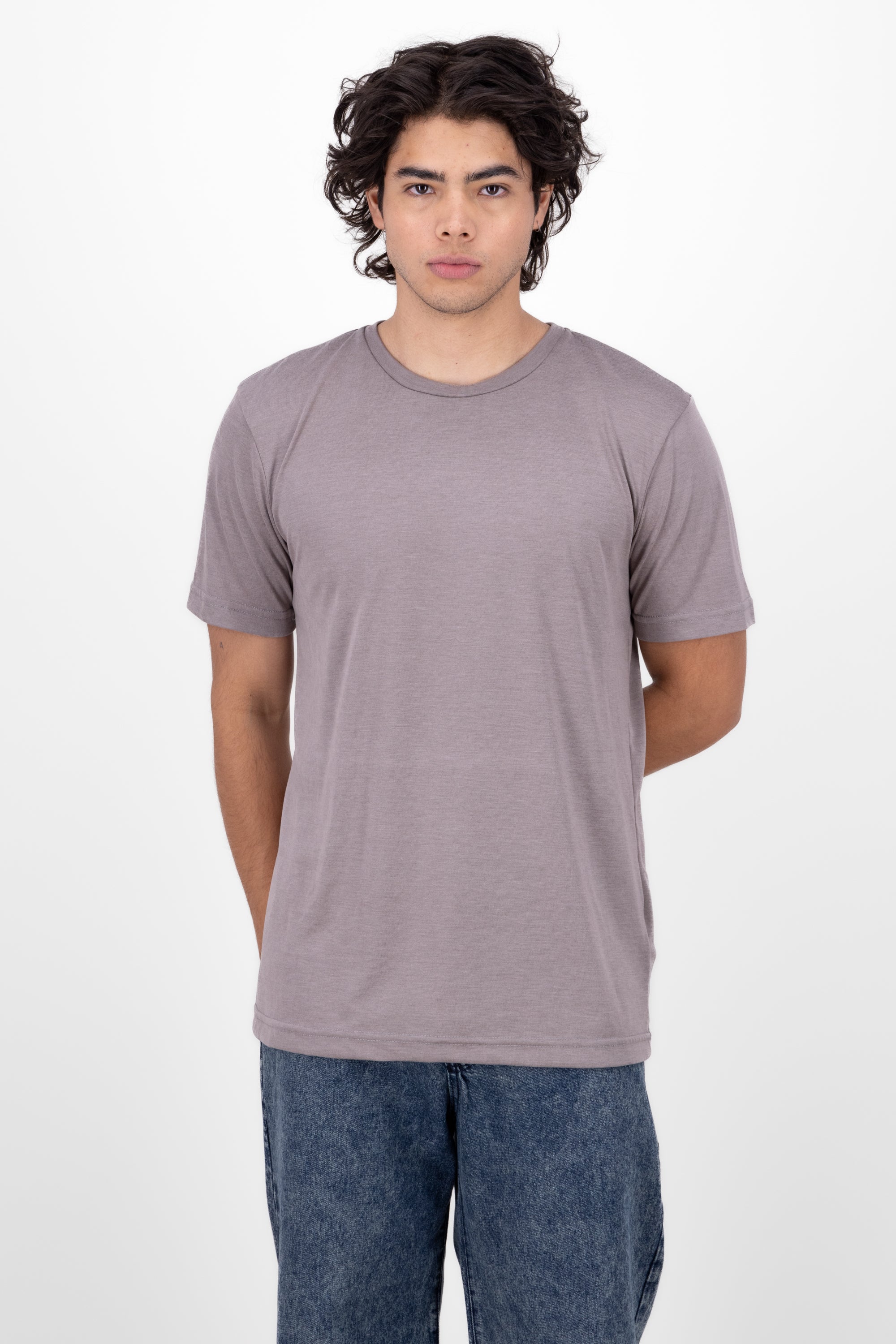 Round neck shirt GRE GREY