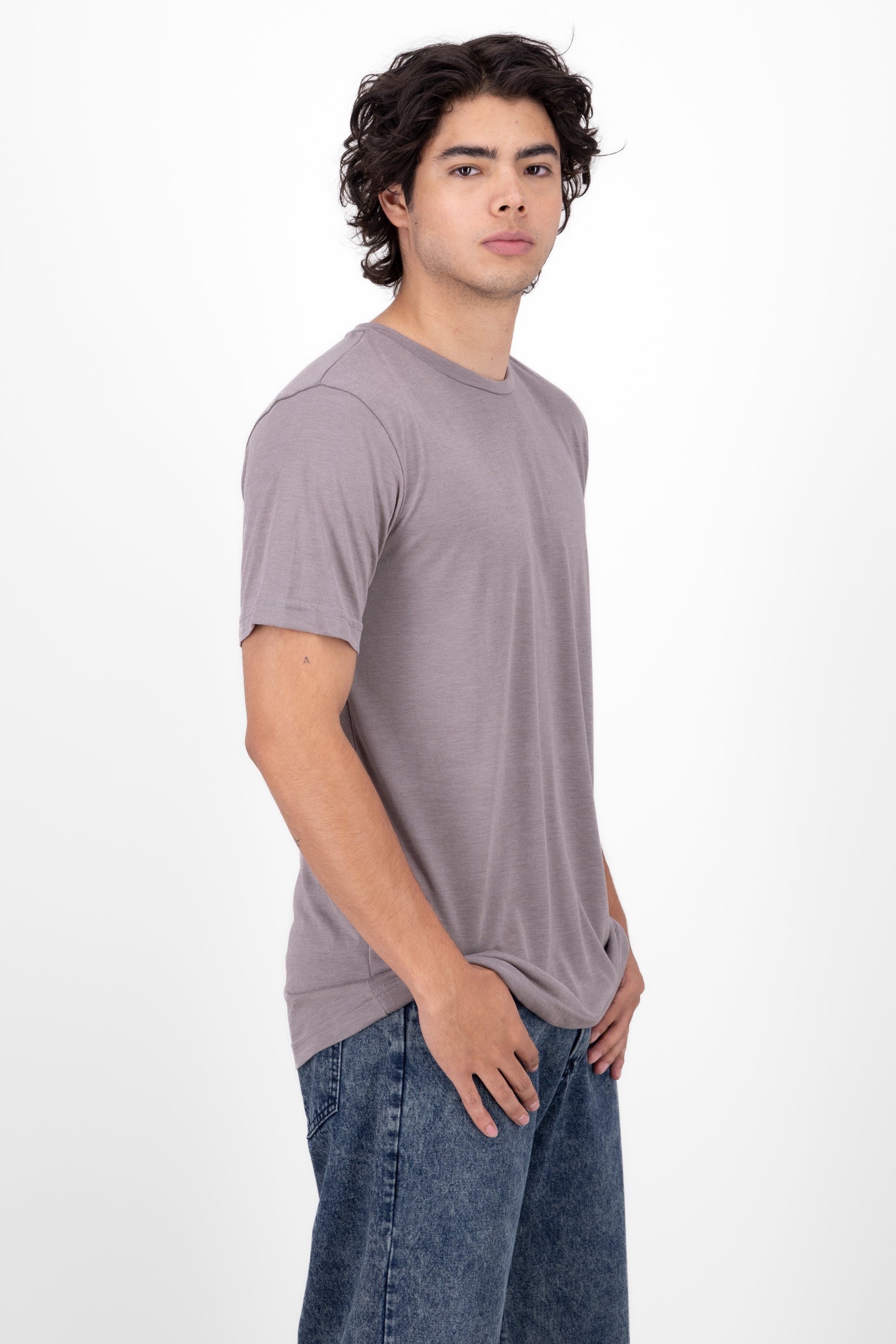 Round neck shirt GRE GREY