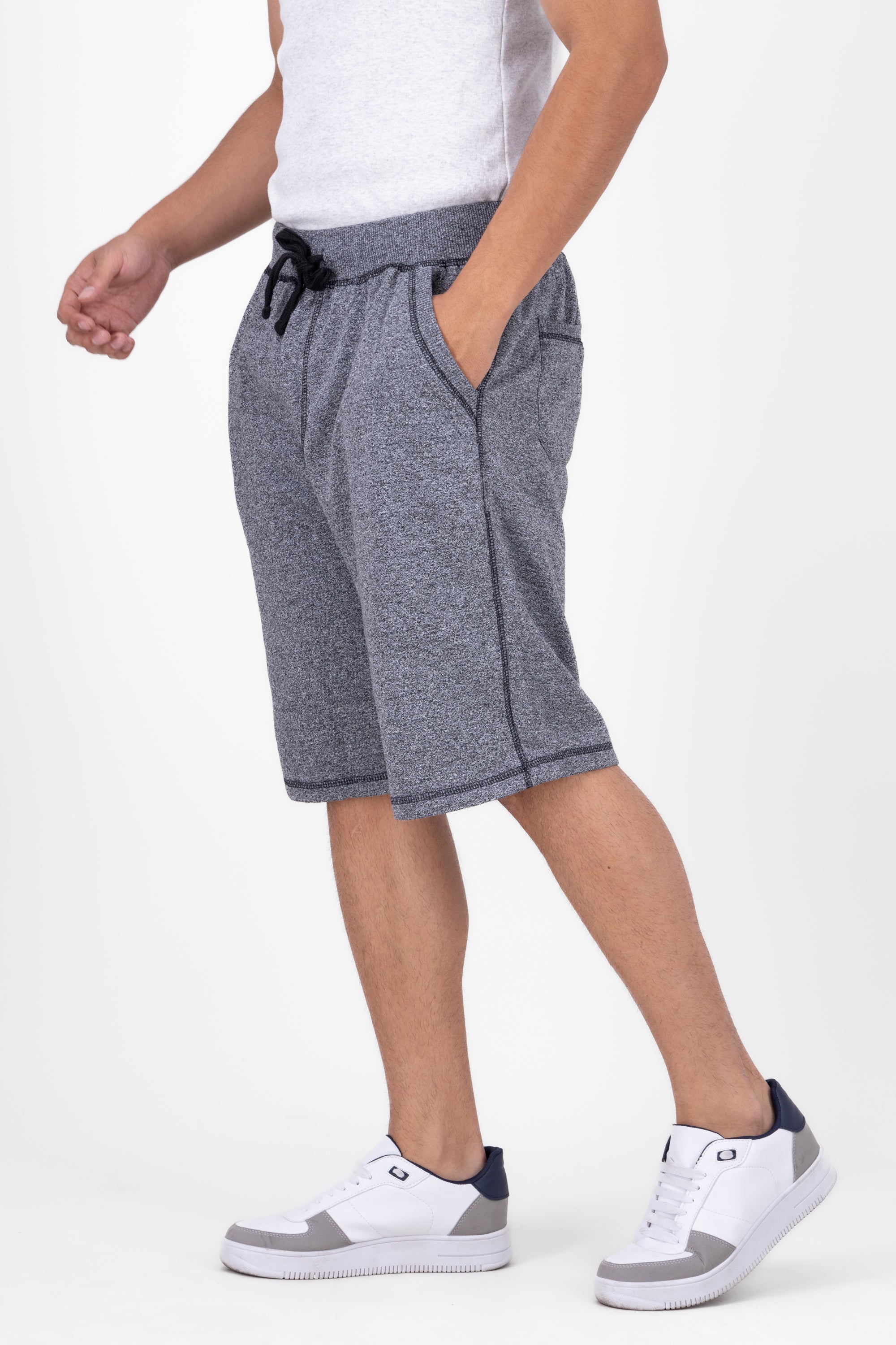 Shorts fabric detail pants Jaspe Gray