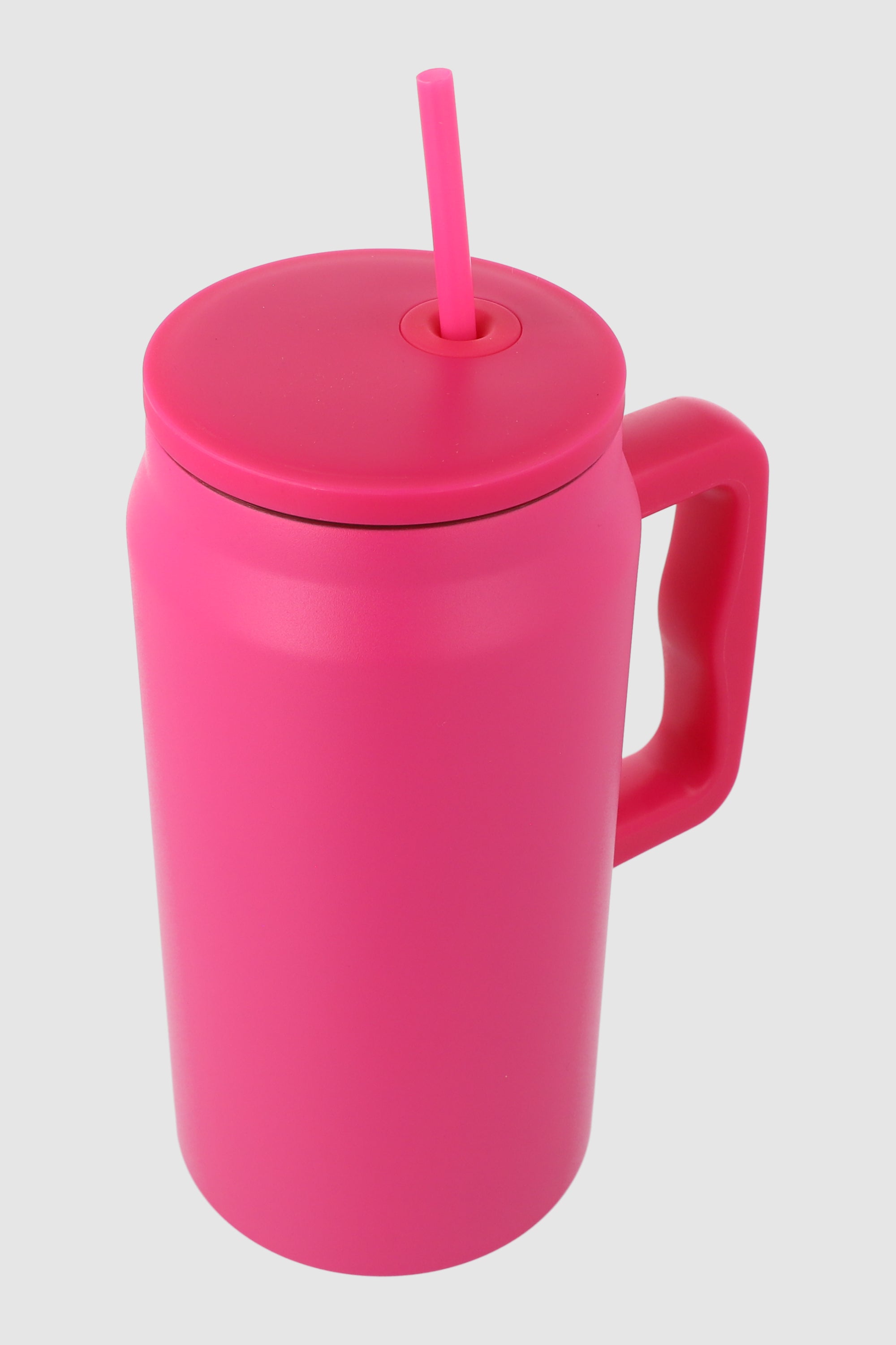 Vaso ancho con asa ROSA