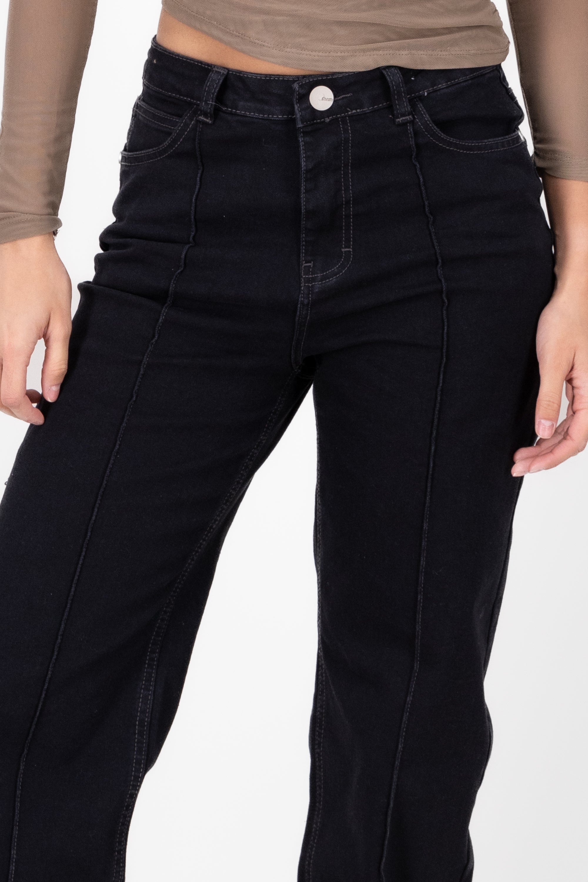 Straights Cortes jeans BLACK