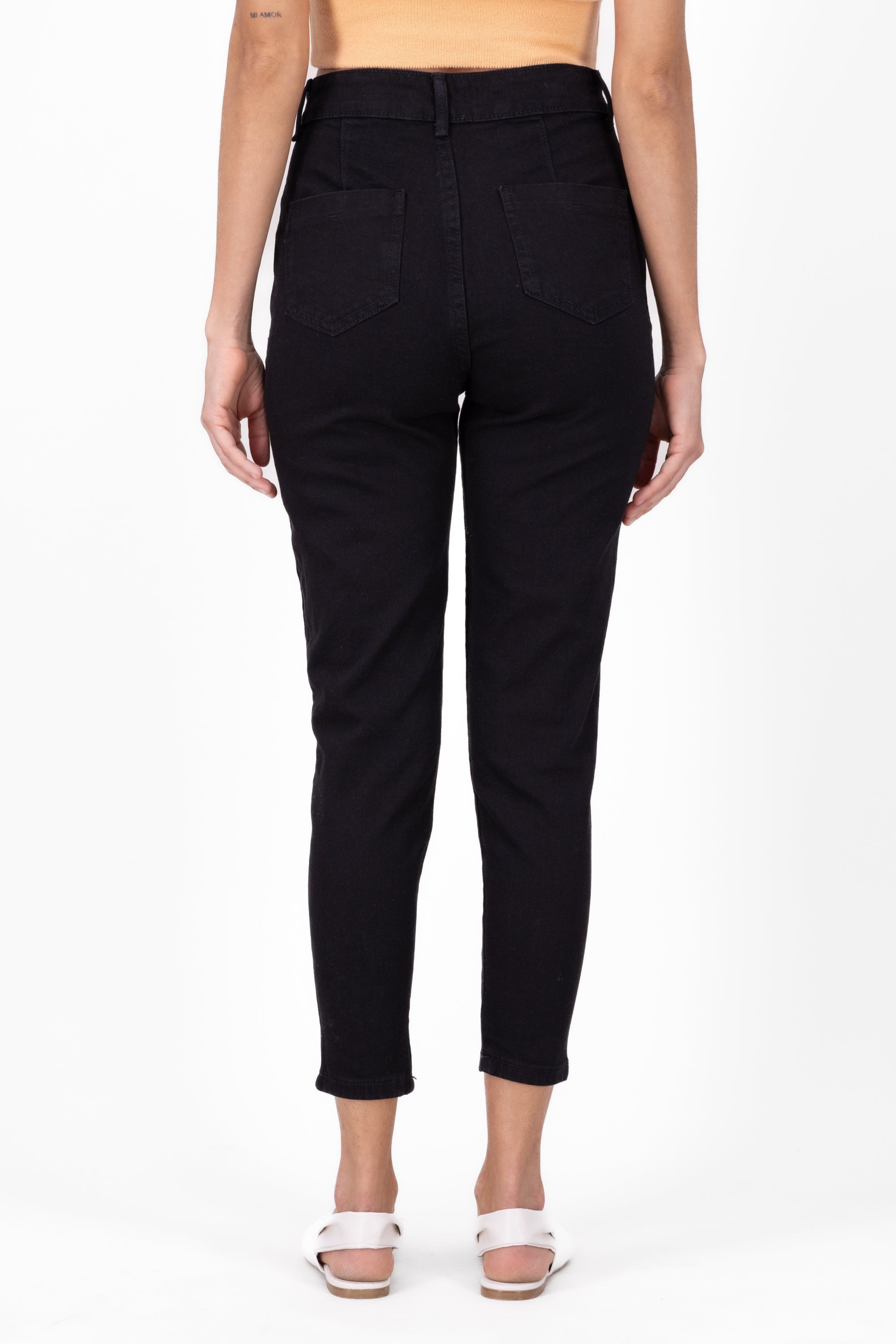 Jeans skinny pumpu up Hypsters NEGRO