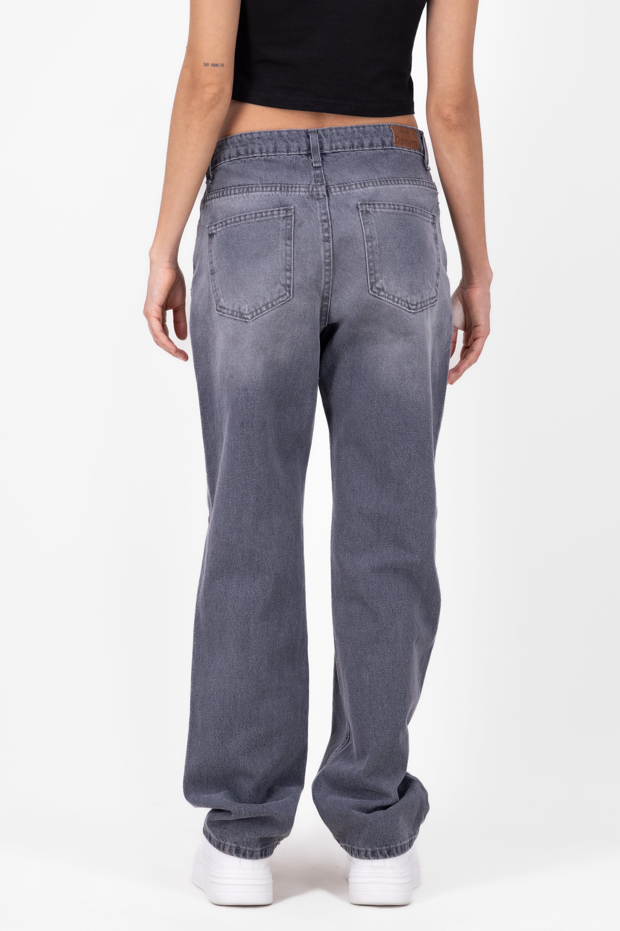 Straight jeans Dark gray