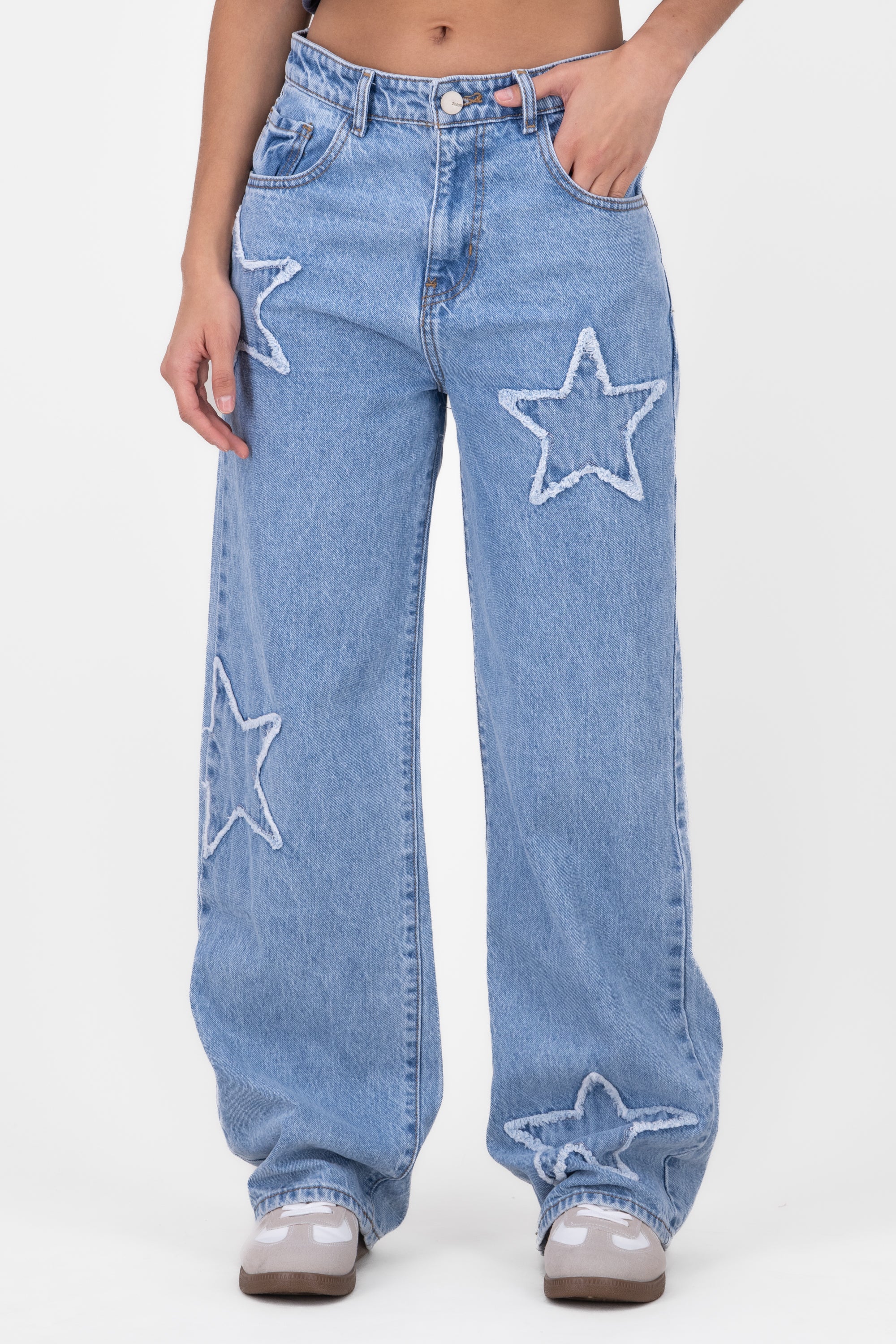 Jeans Straight Estrellas LIGHT WASH
