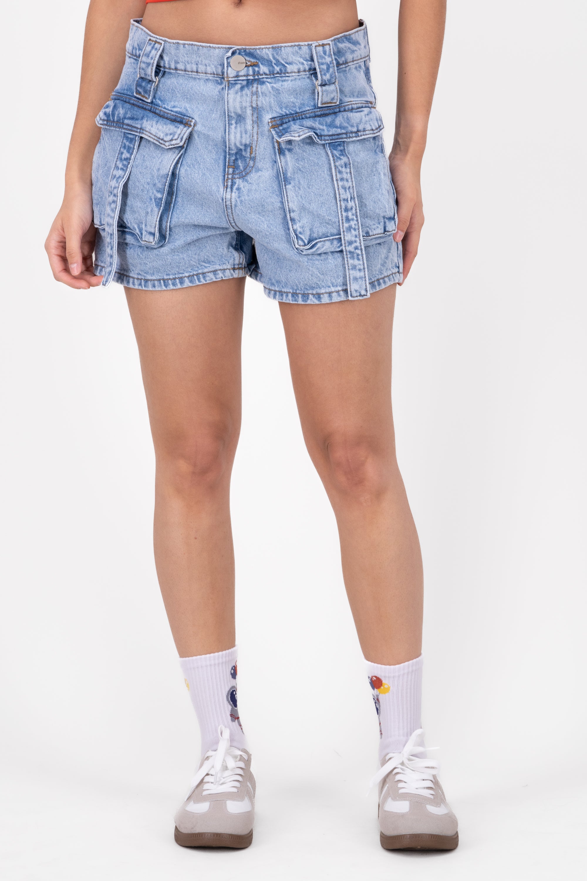 Short Cargo 2 Bolsas Con Tiras ACID LIGHT