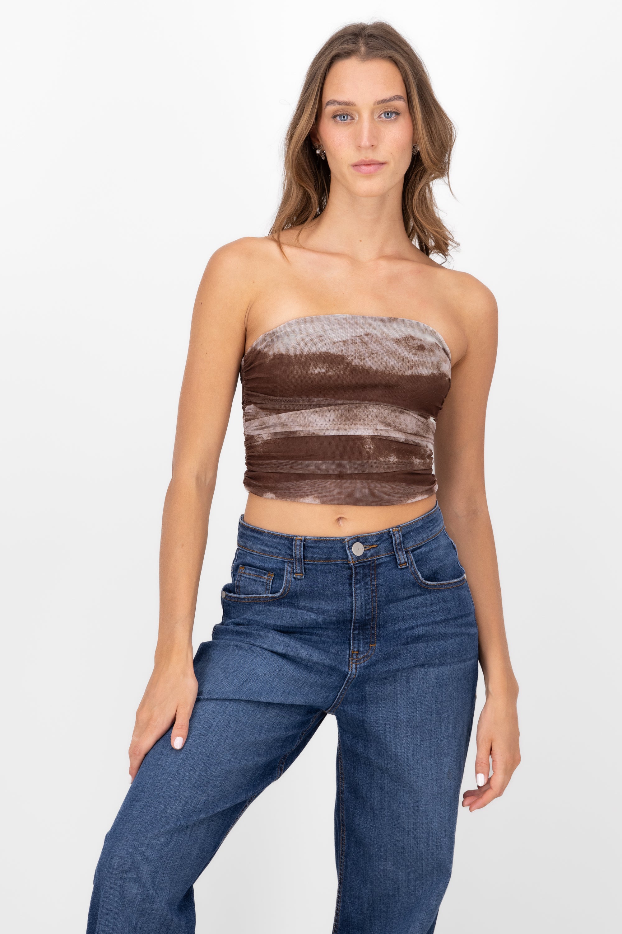 TOP MESH TIE DYE CAFE COMBO