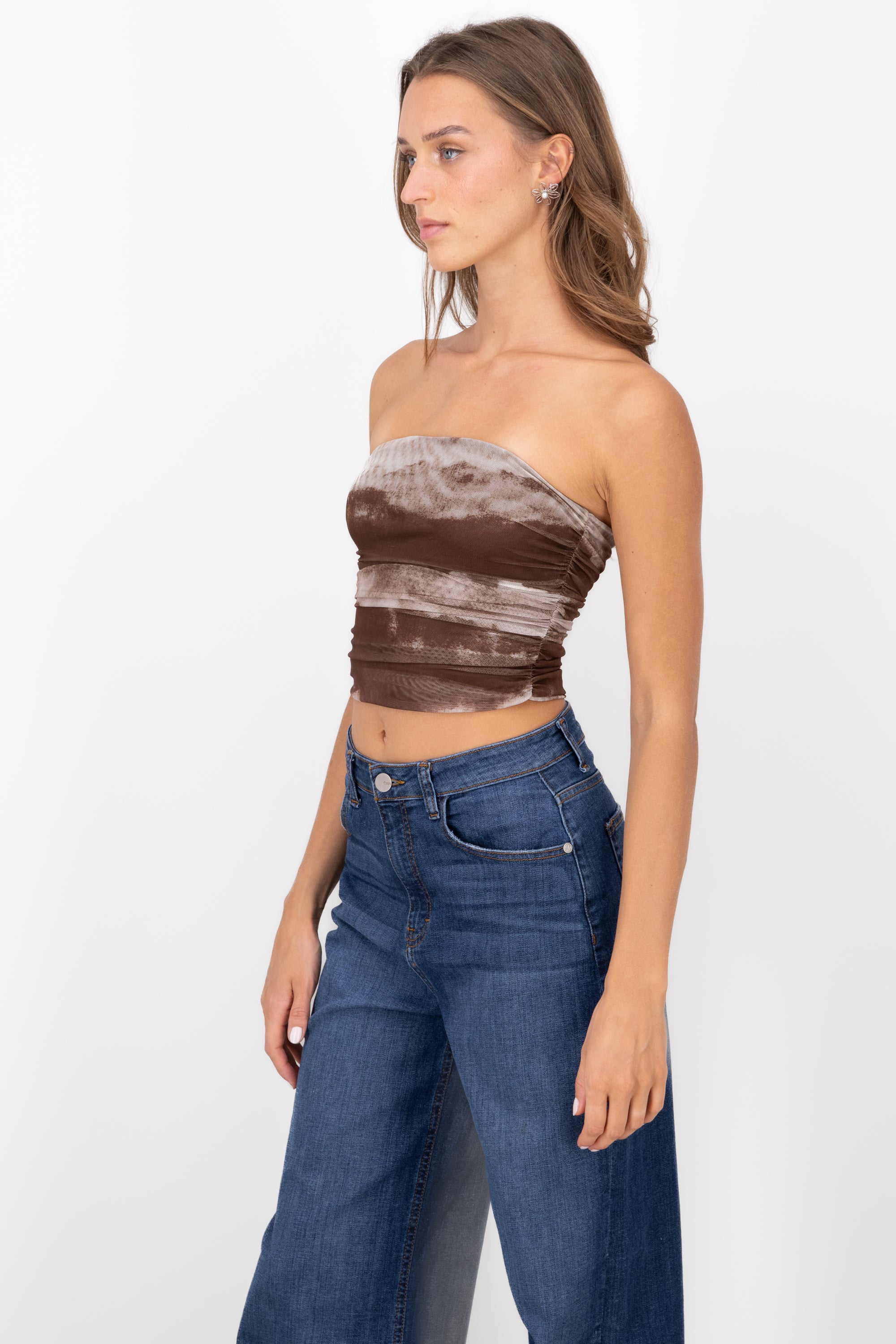 TOP MESH TIE DYE CAFE COMBO