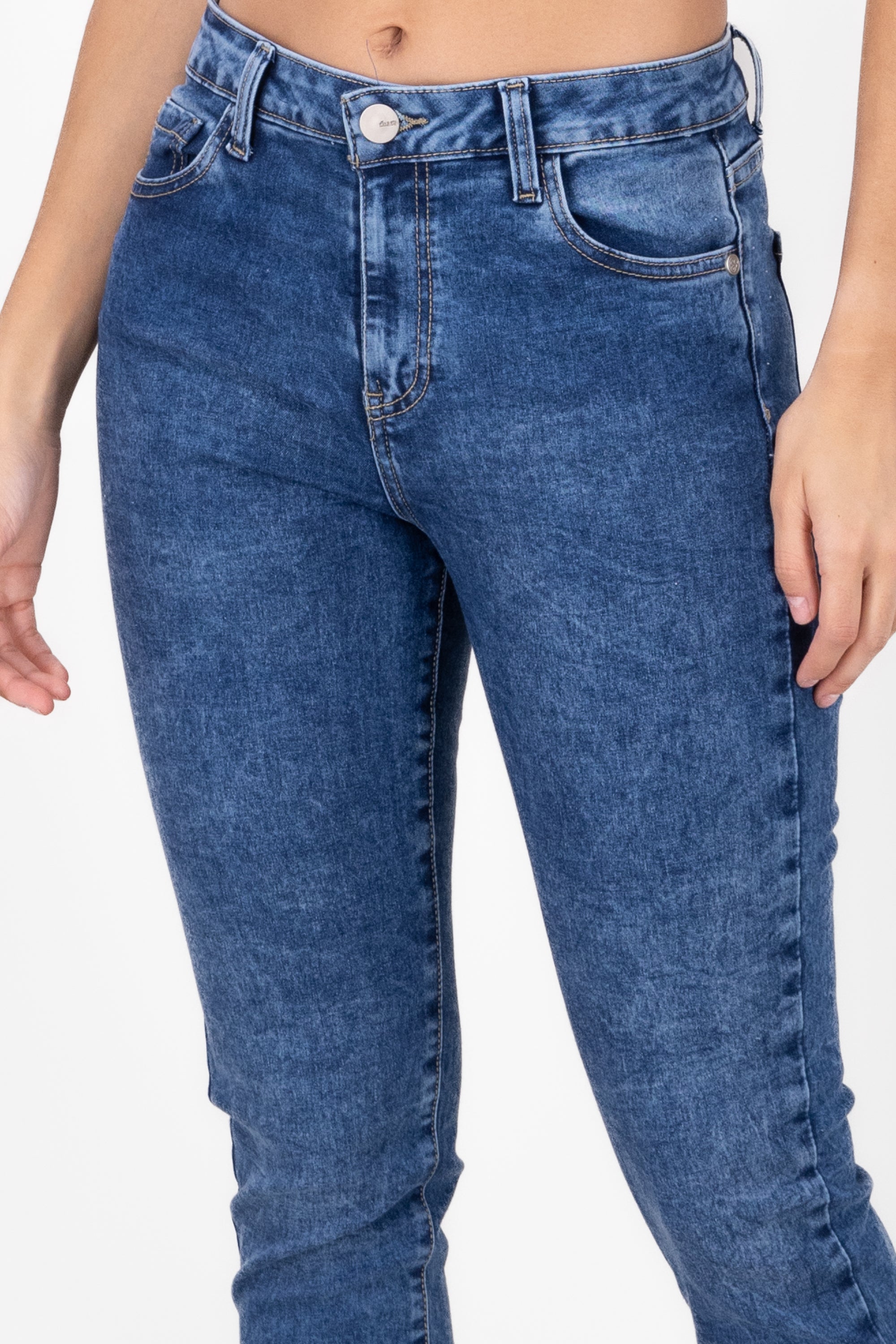 SKINNY JEANS Middle waist Dark Wash