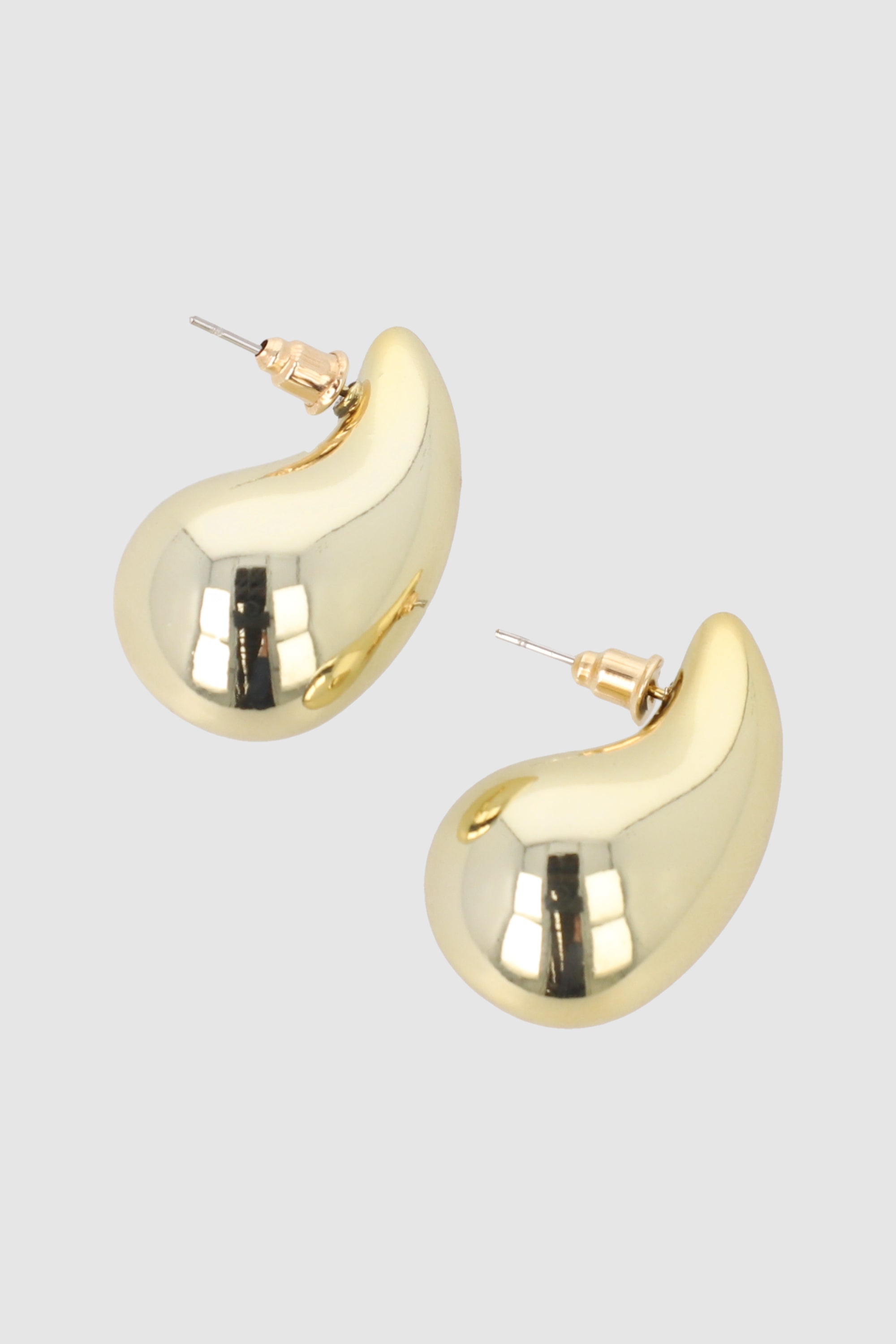 Gota metal earrings GOLD