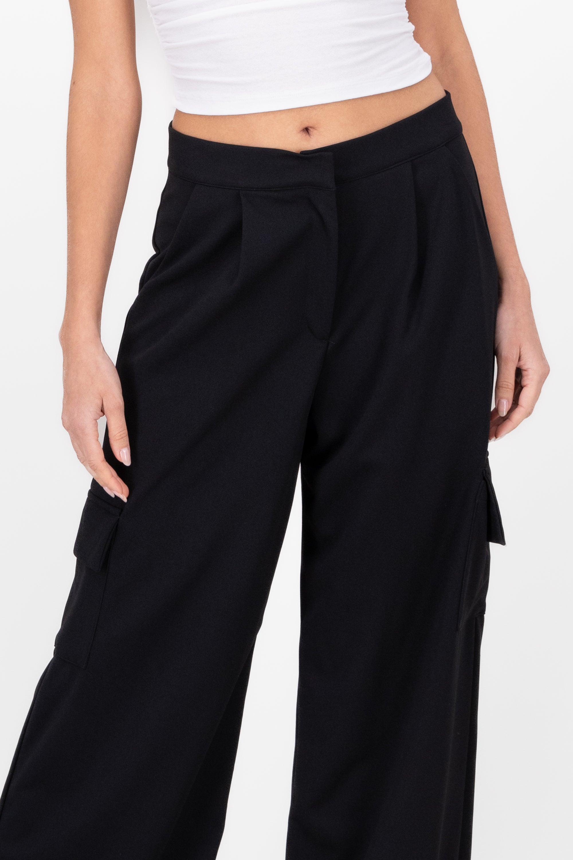 Fluid Dress Pants BLACK