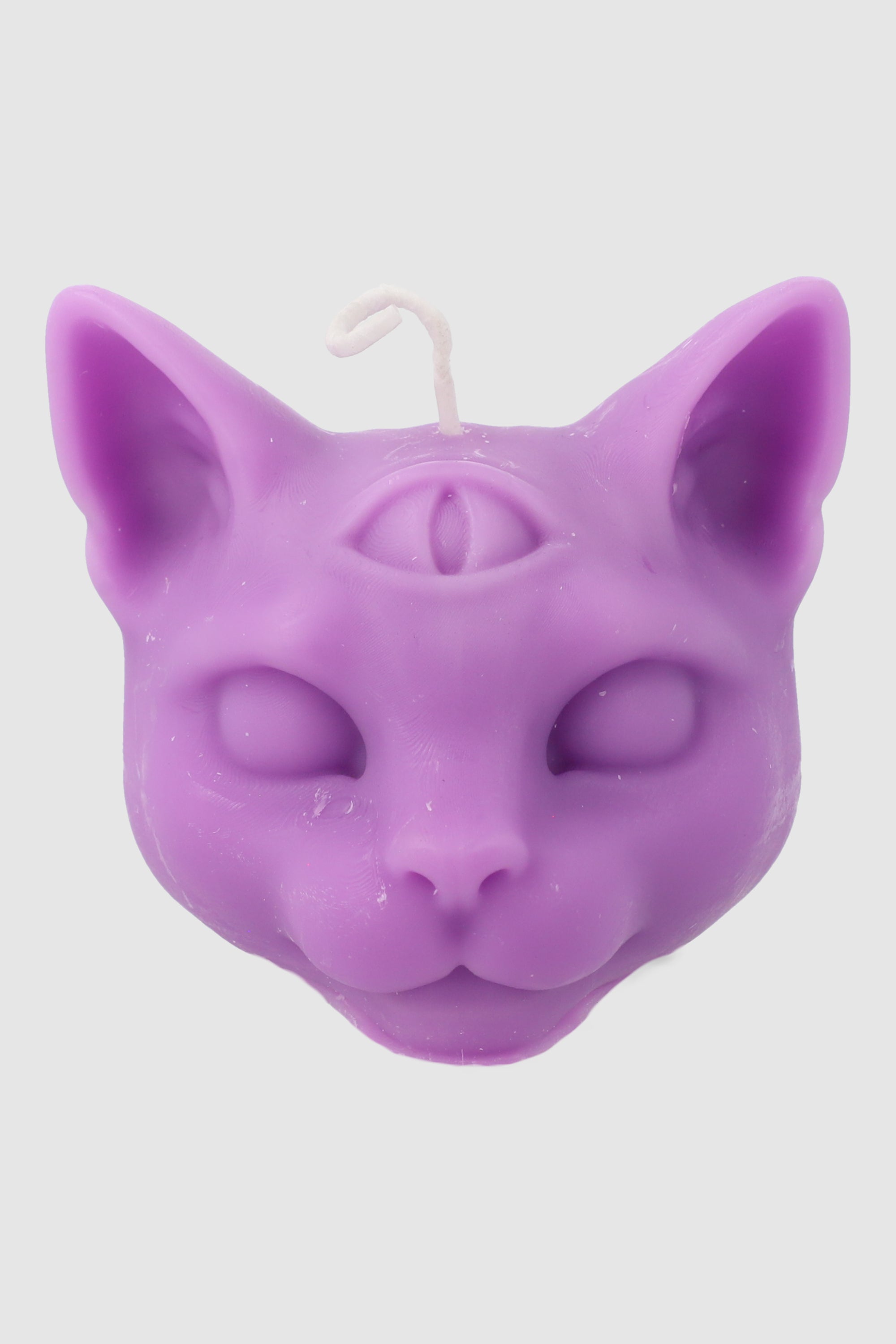 Candle mystical cat PURPLE