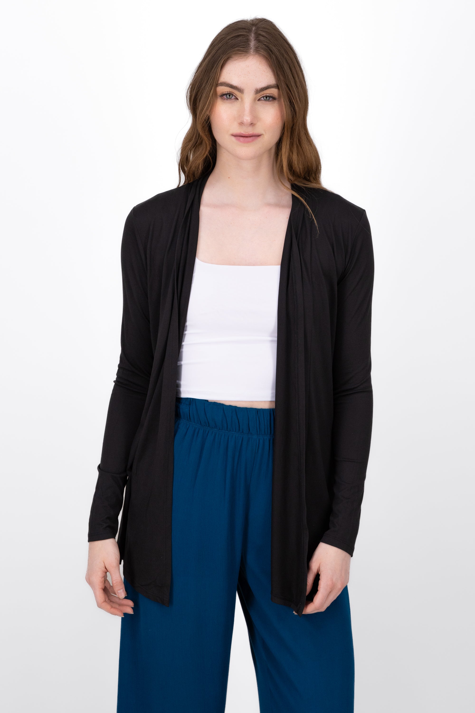 Cardigan Largo Delgado BLACK