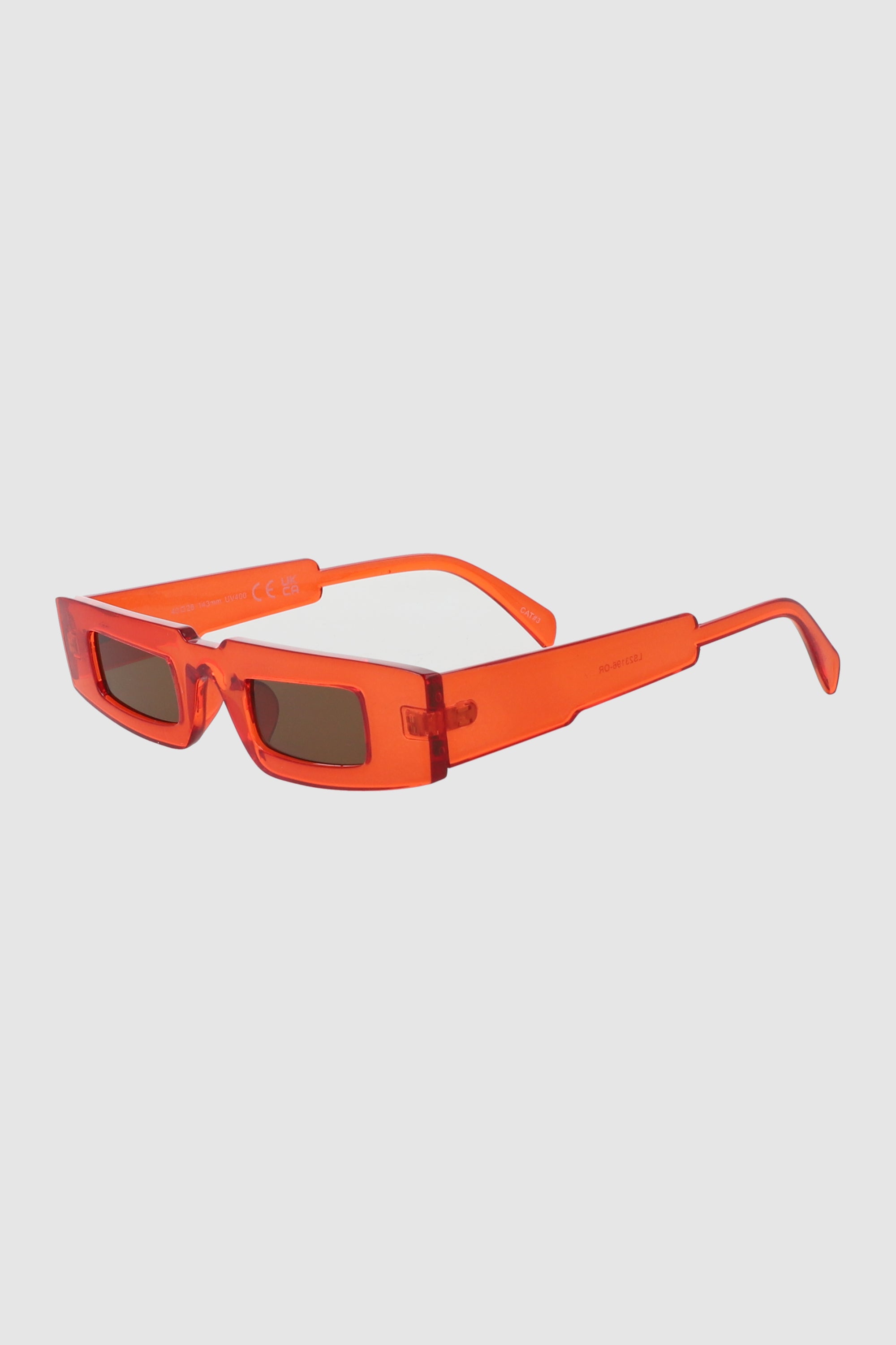 Lentes De Sol Rectangular NARANJA