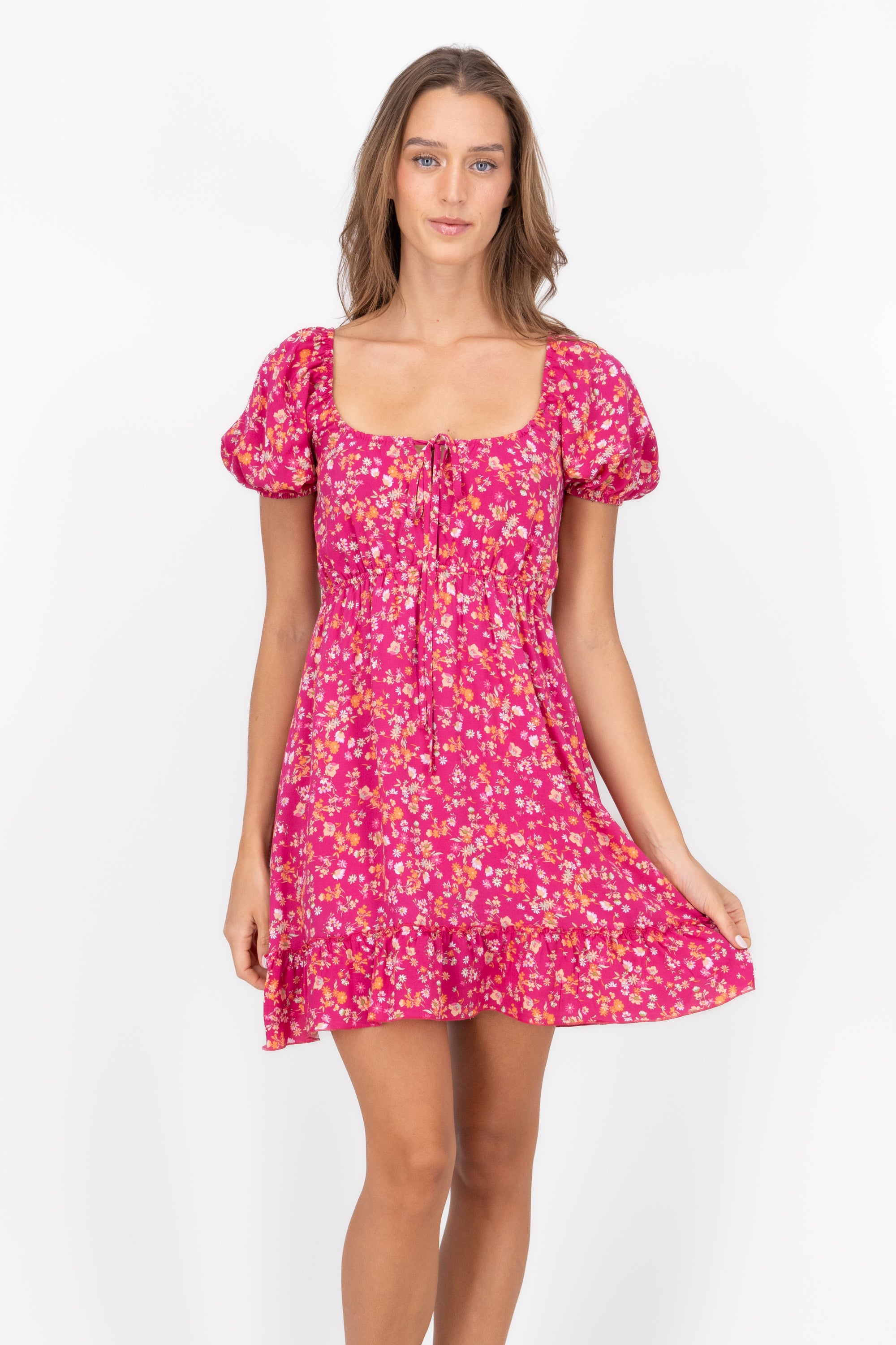 Powded Mini Dress Rosa Combo