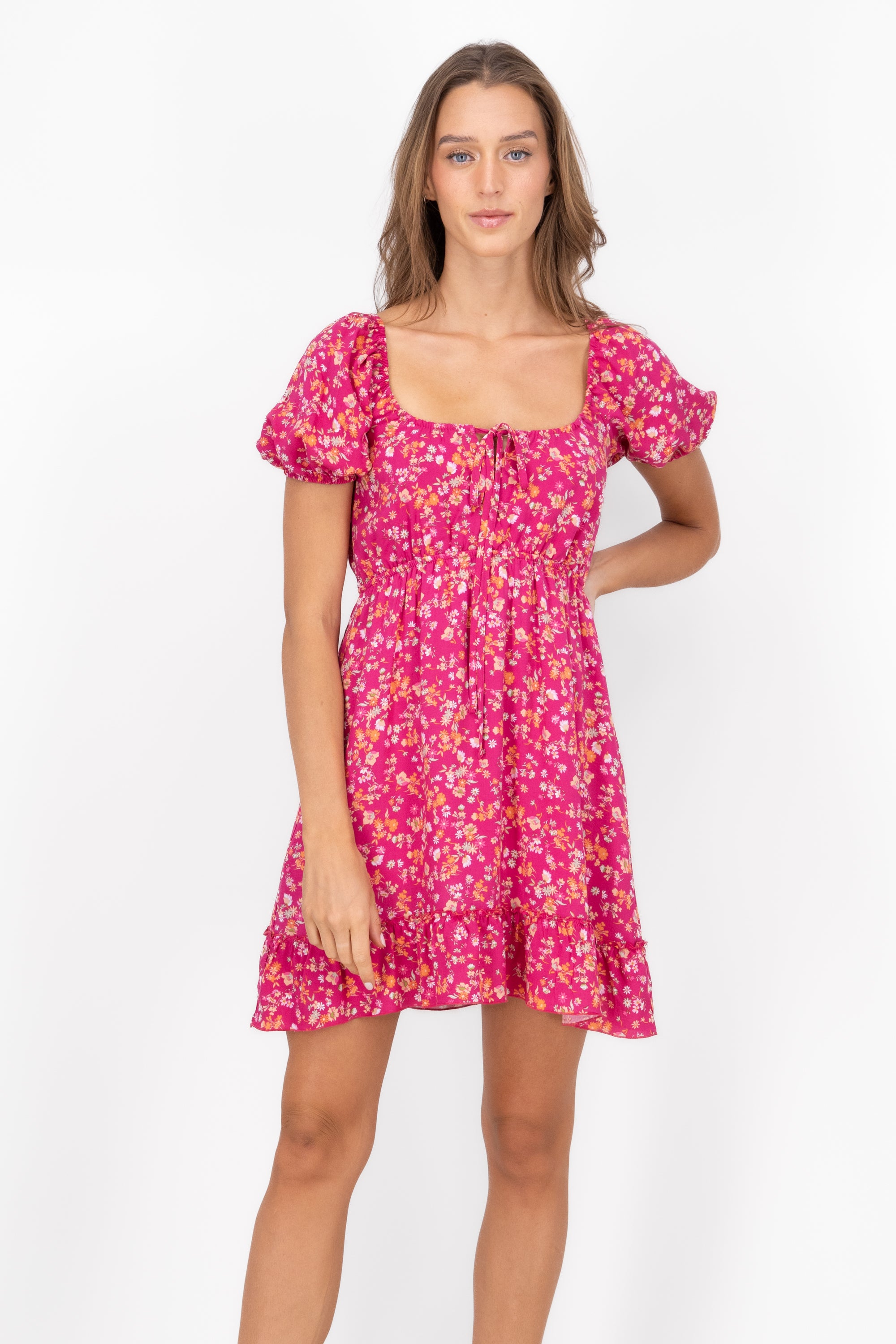 Powded Mini Dress Rosa Combo