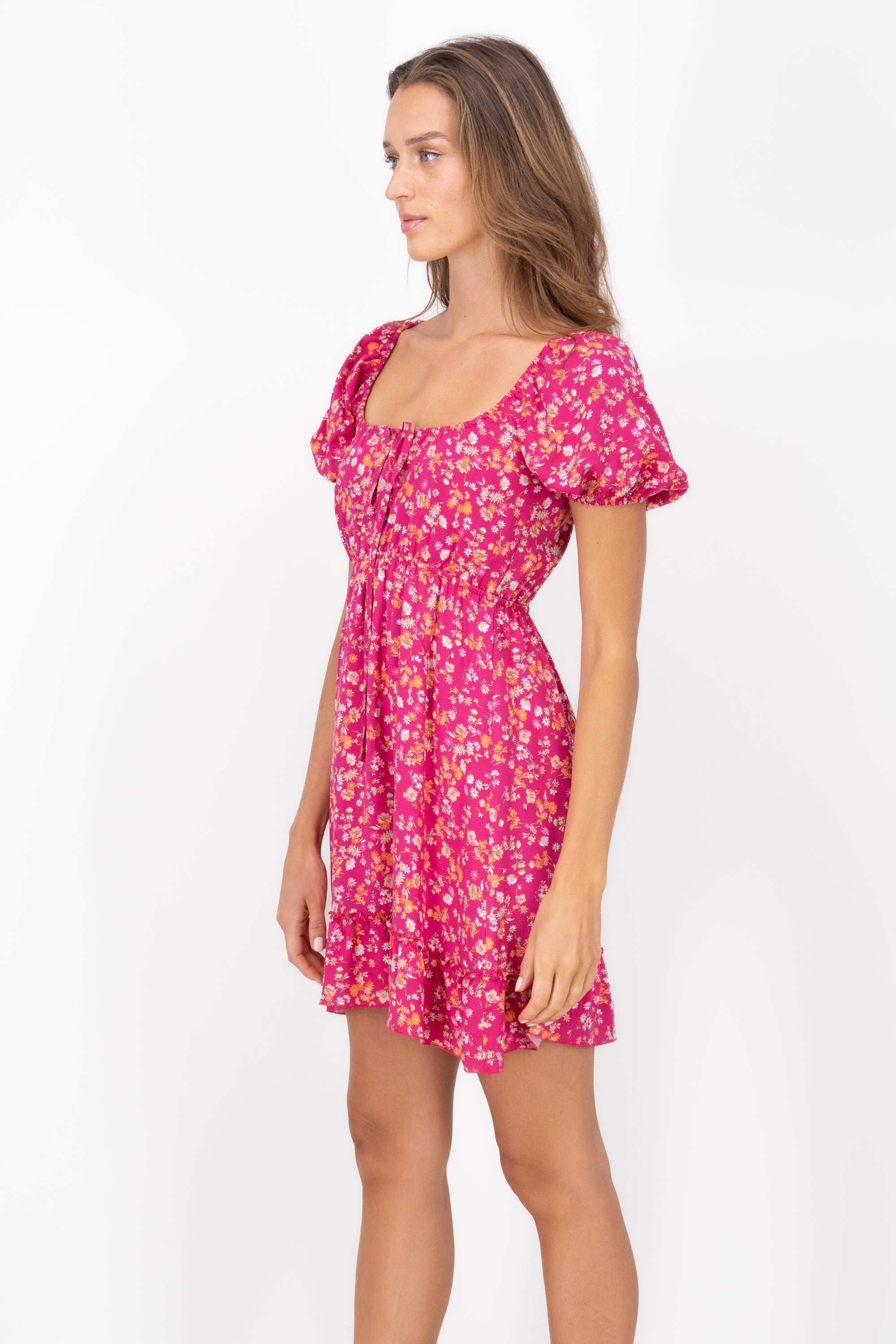 Powded Mini Dress Rosa Combo