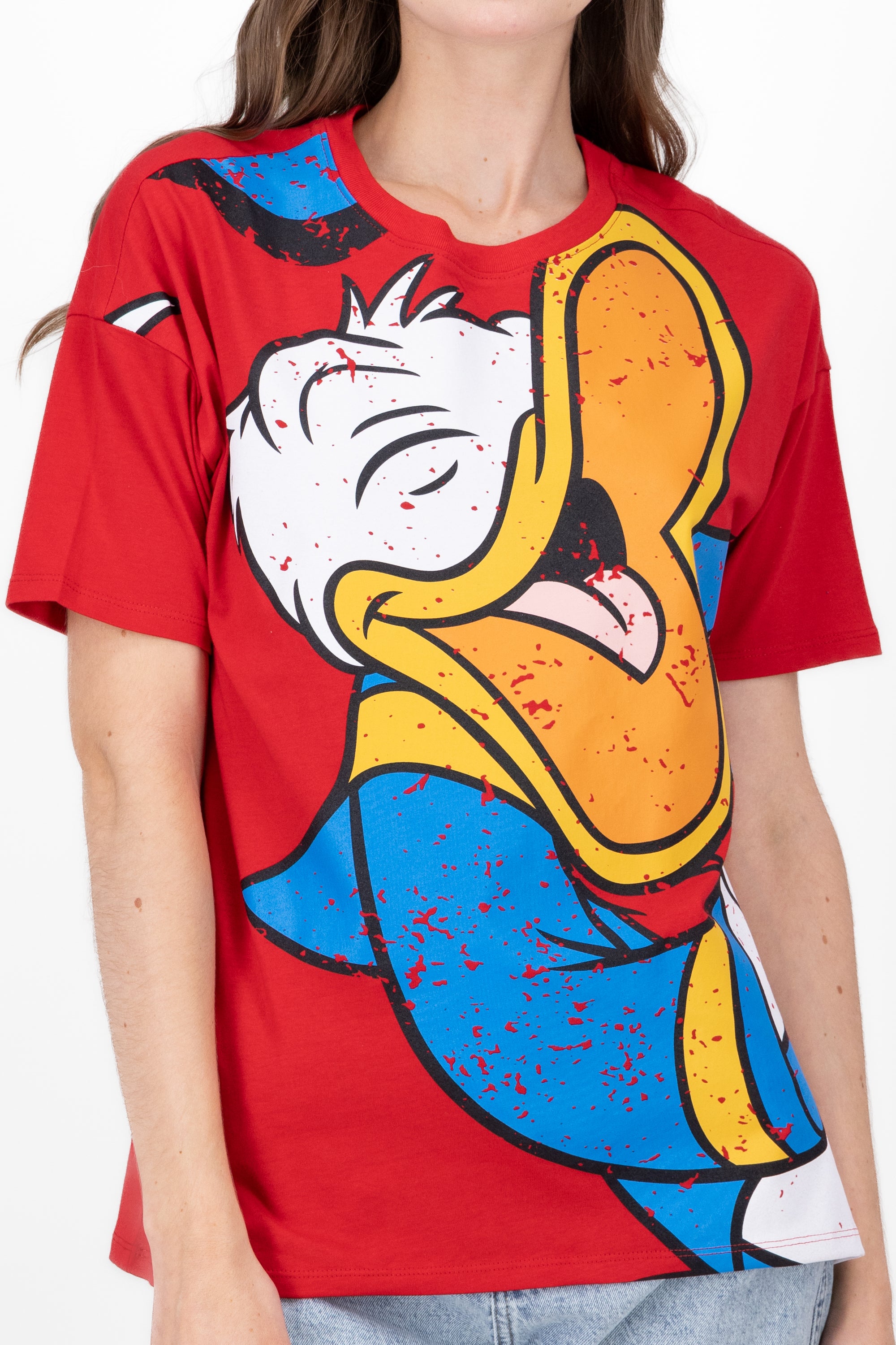 Playera donald over ROJO