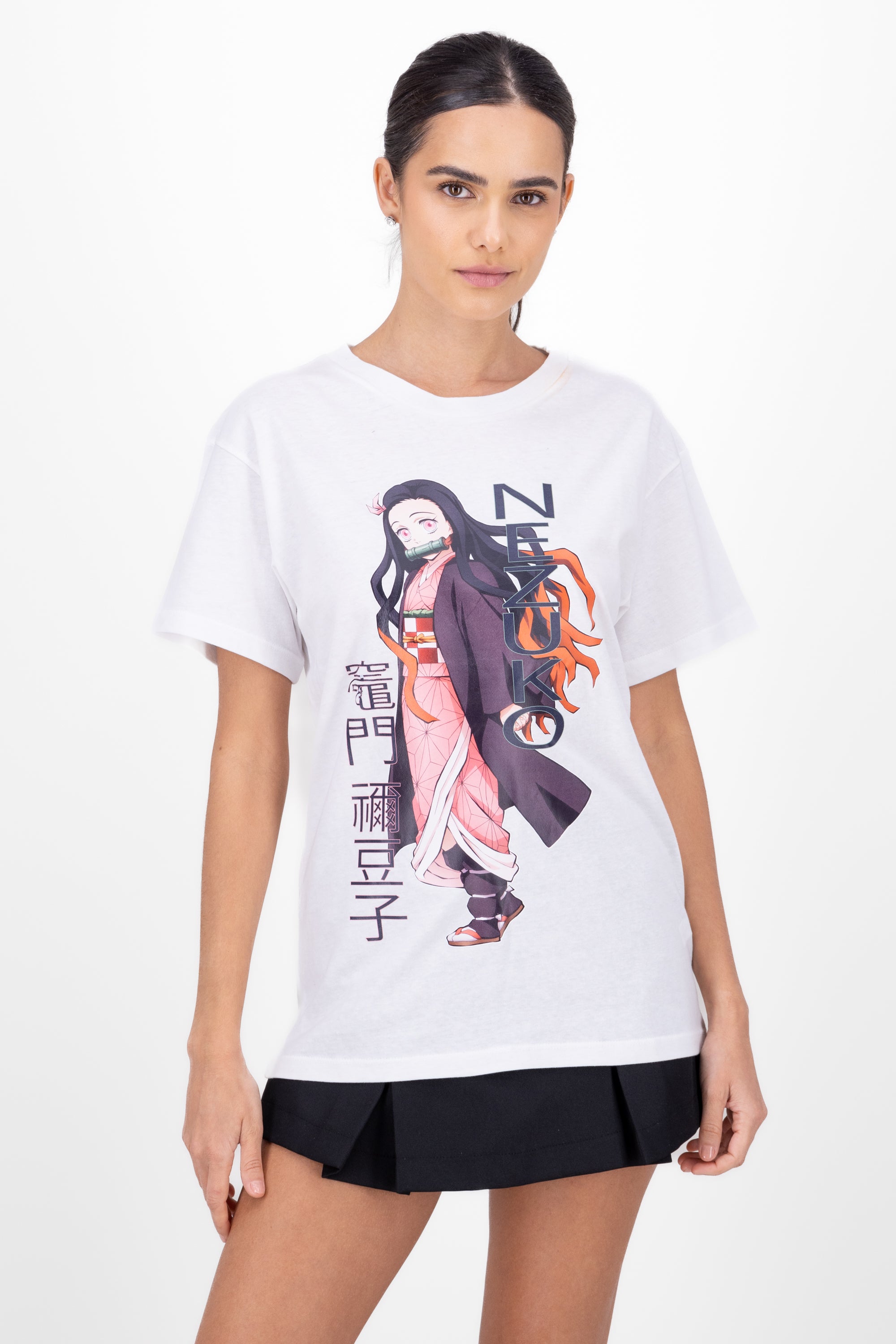 Playera Nezuko Over WHITE