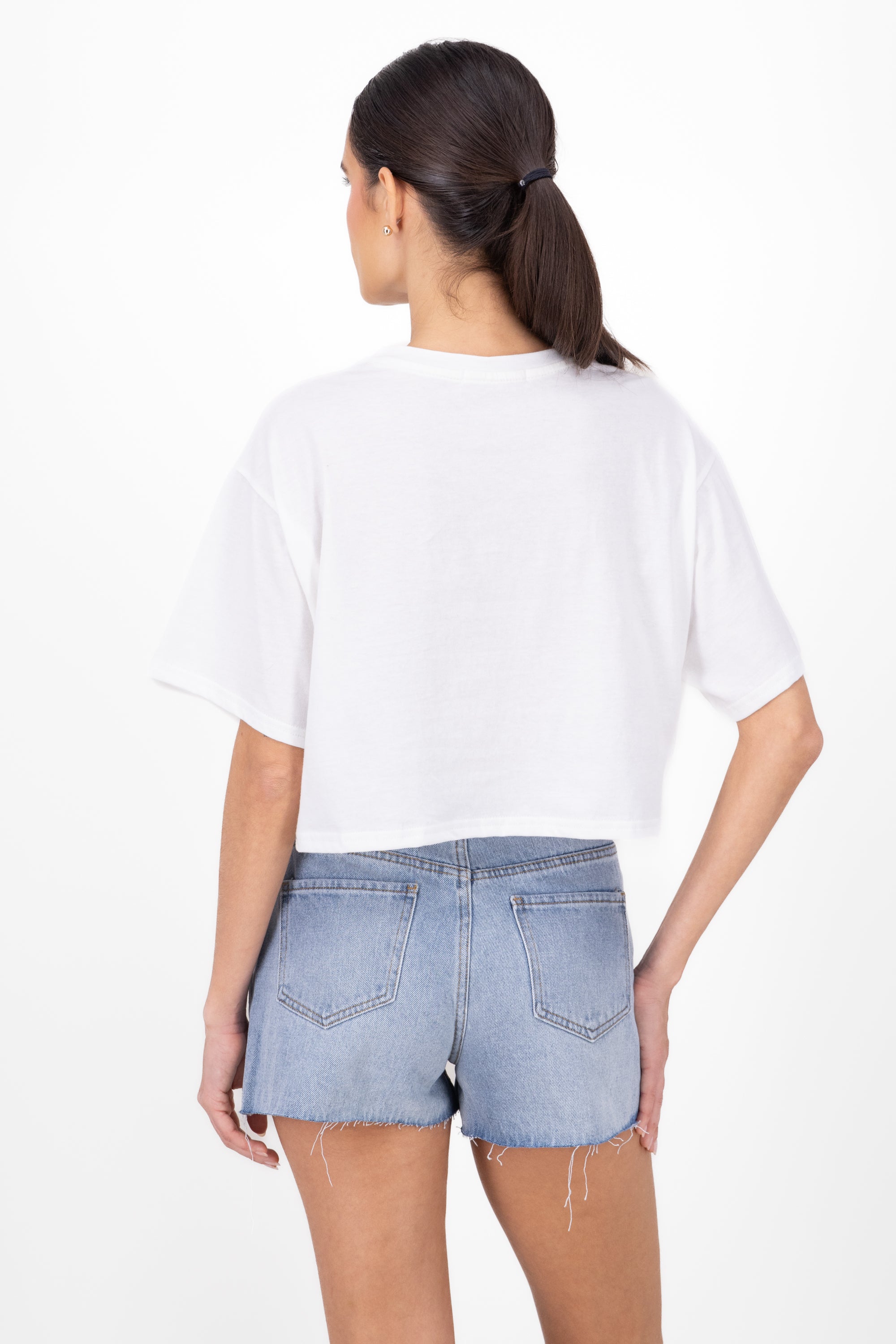 Boxy Los Angeles shirt WHITE