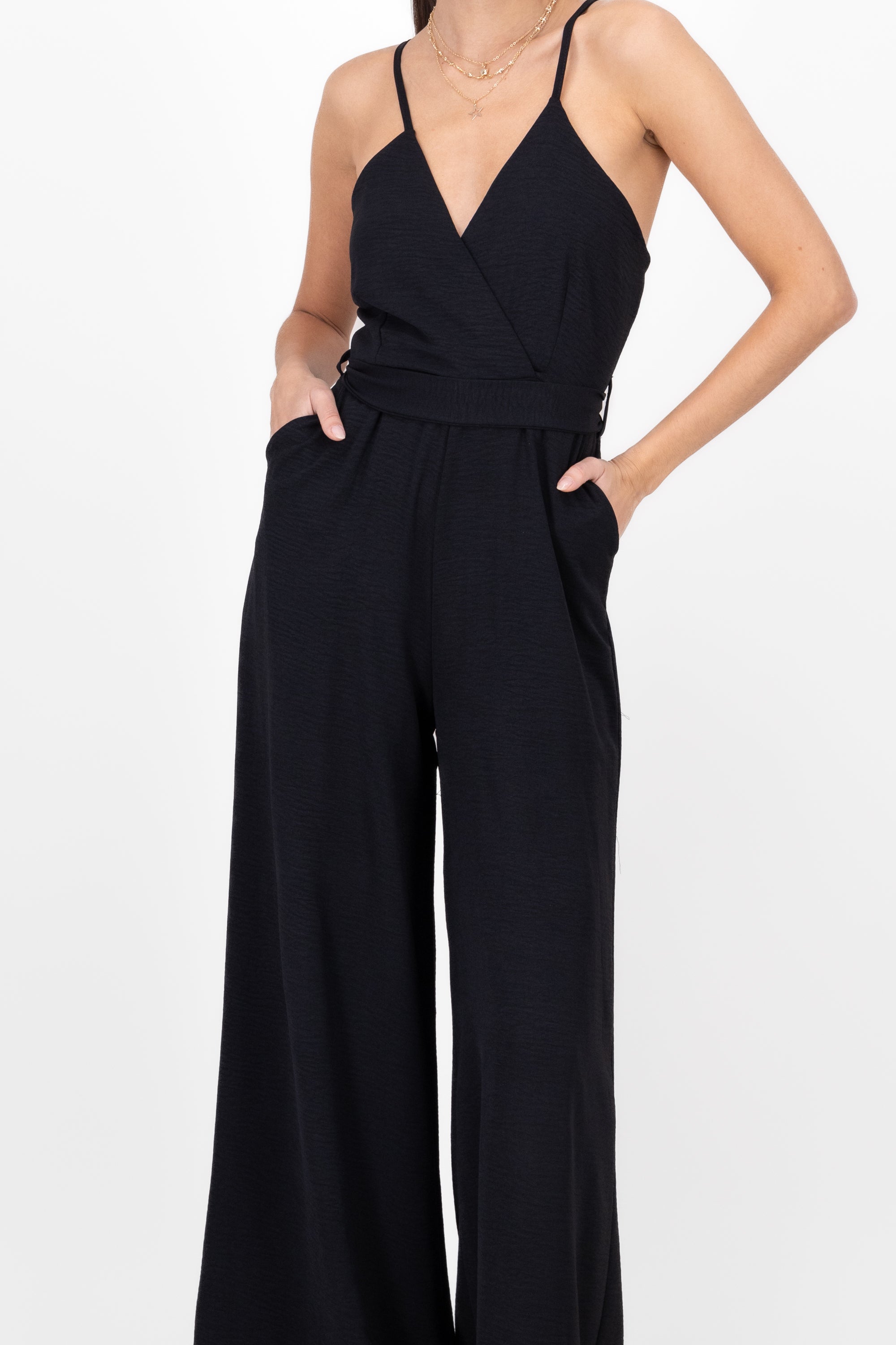 Jumpsuit Escote V NEGRO