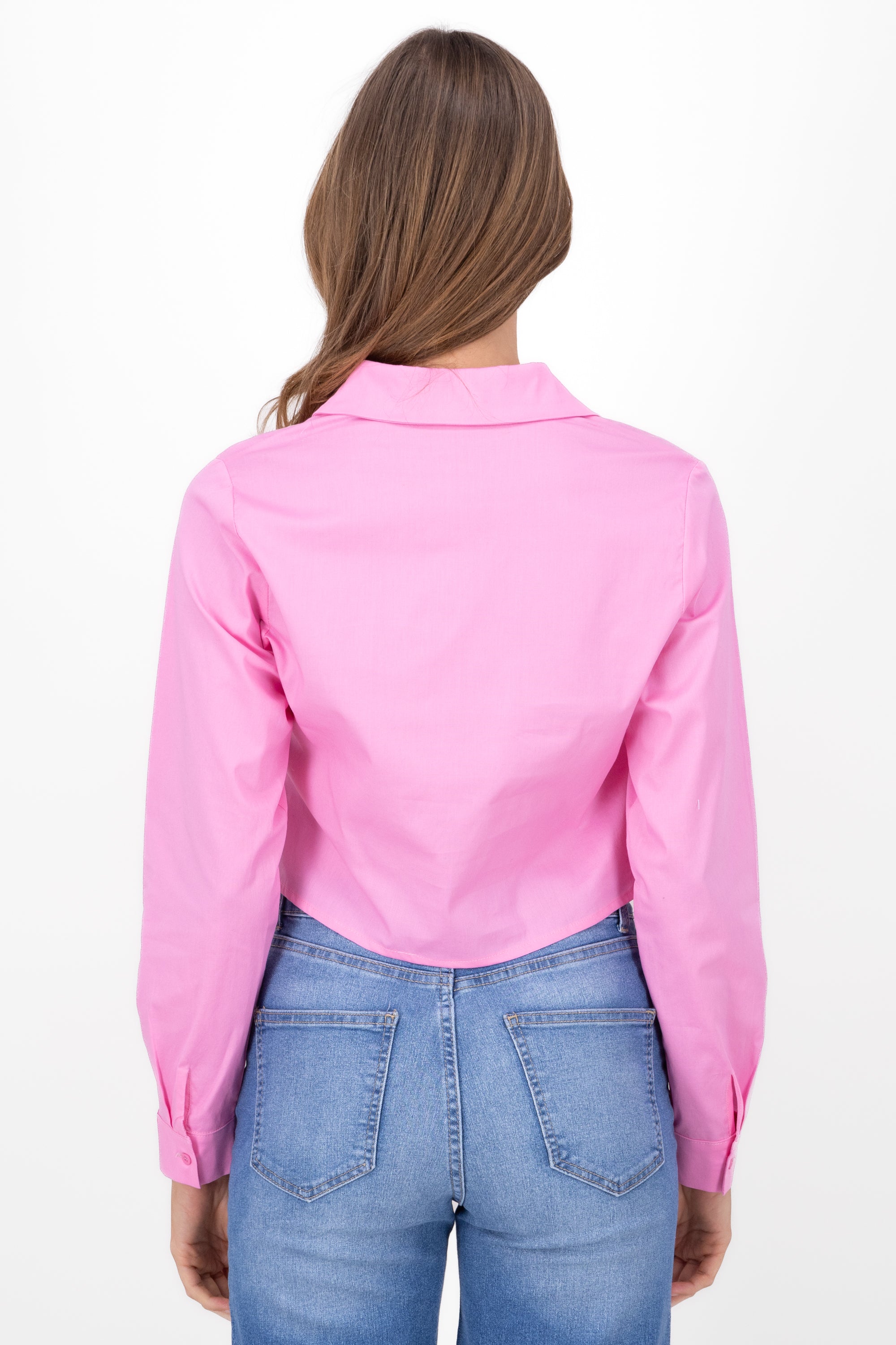 Camisa detalle pinzas ROSA