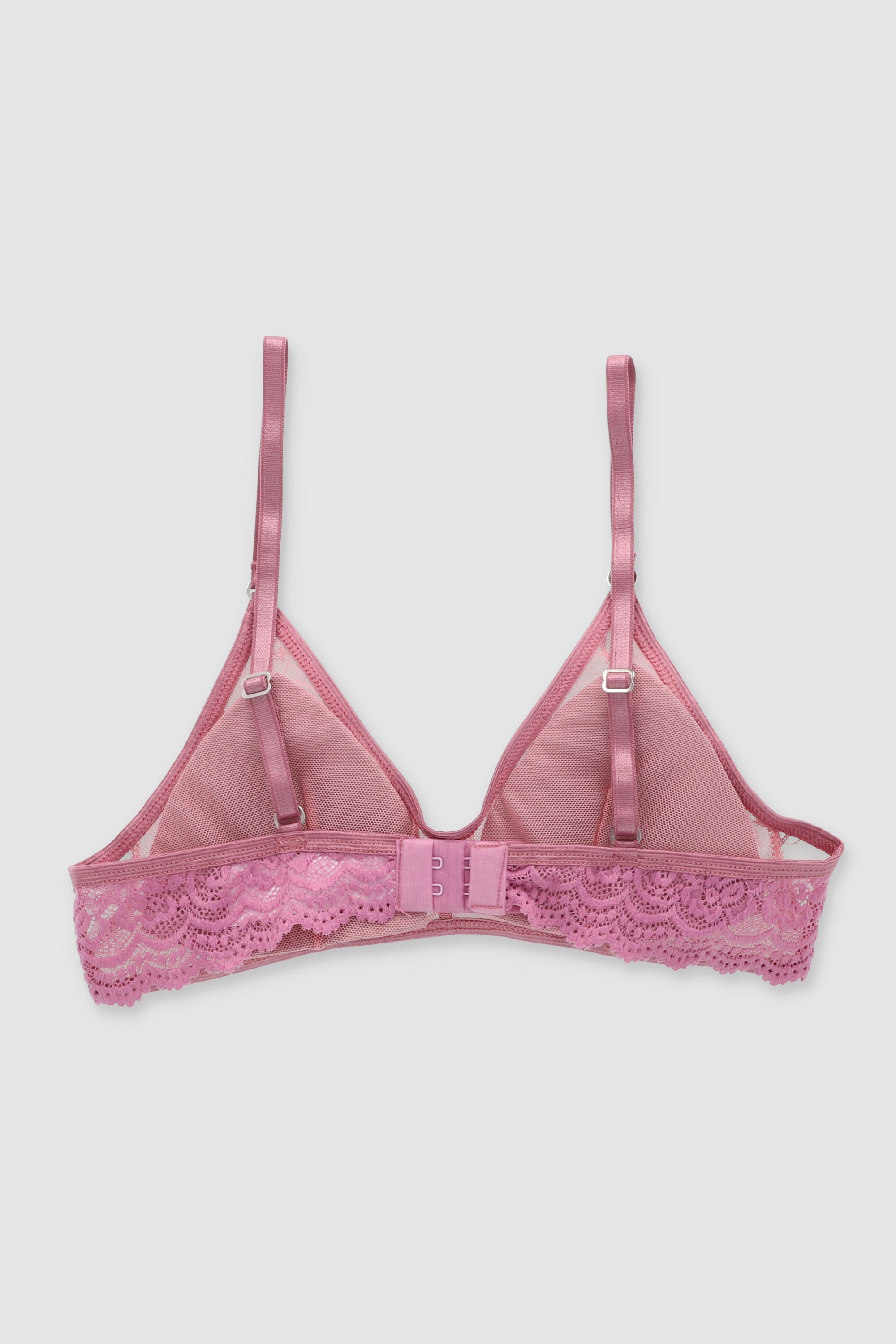 Bralette estrellas con textura metálico PALO DE ROSA