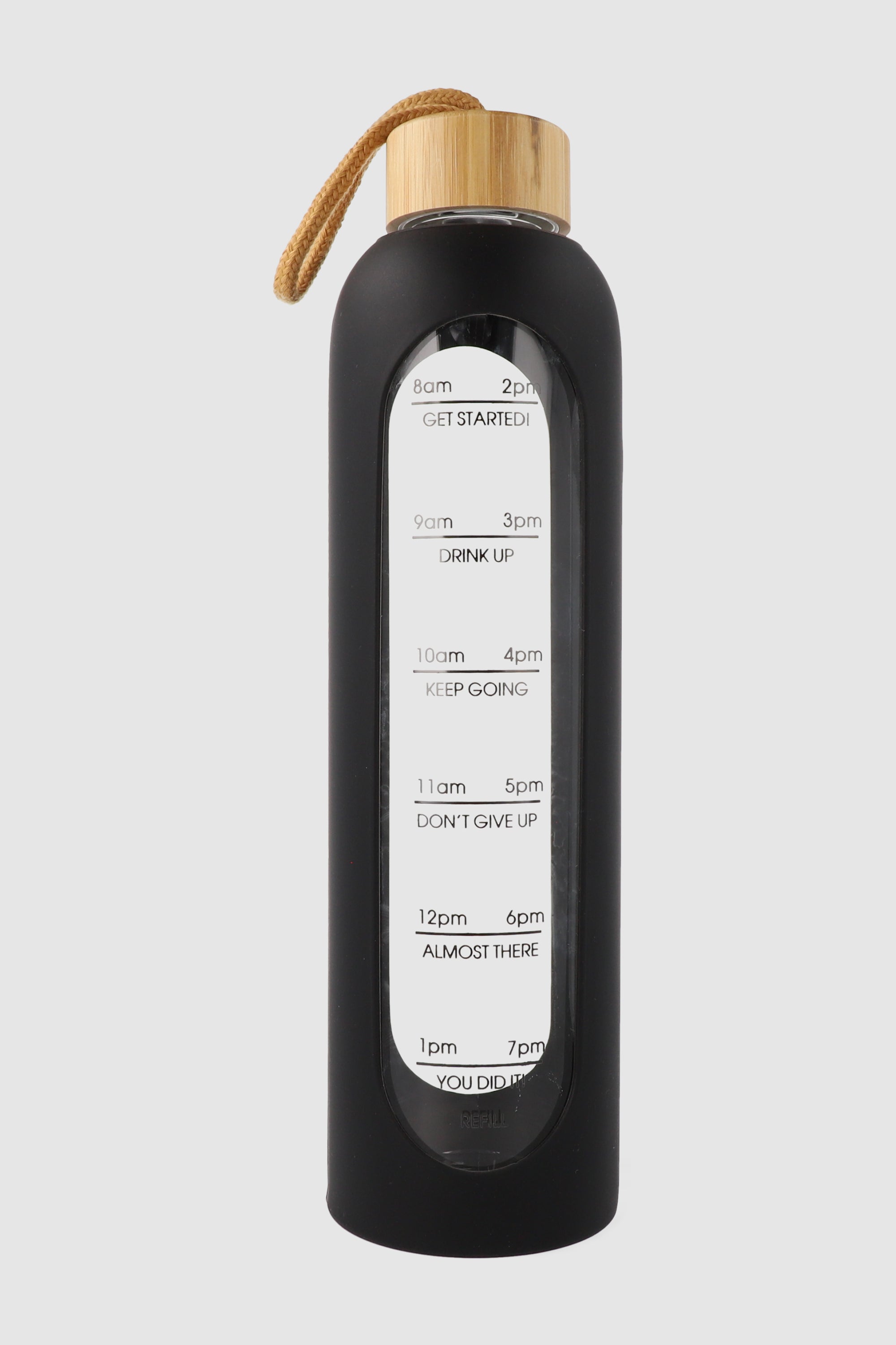 800ml glass bottle BLACK