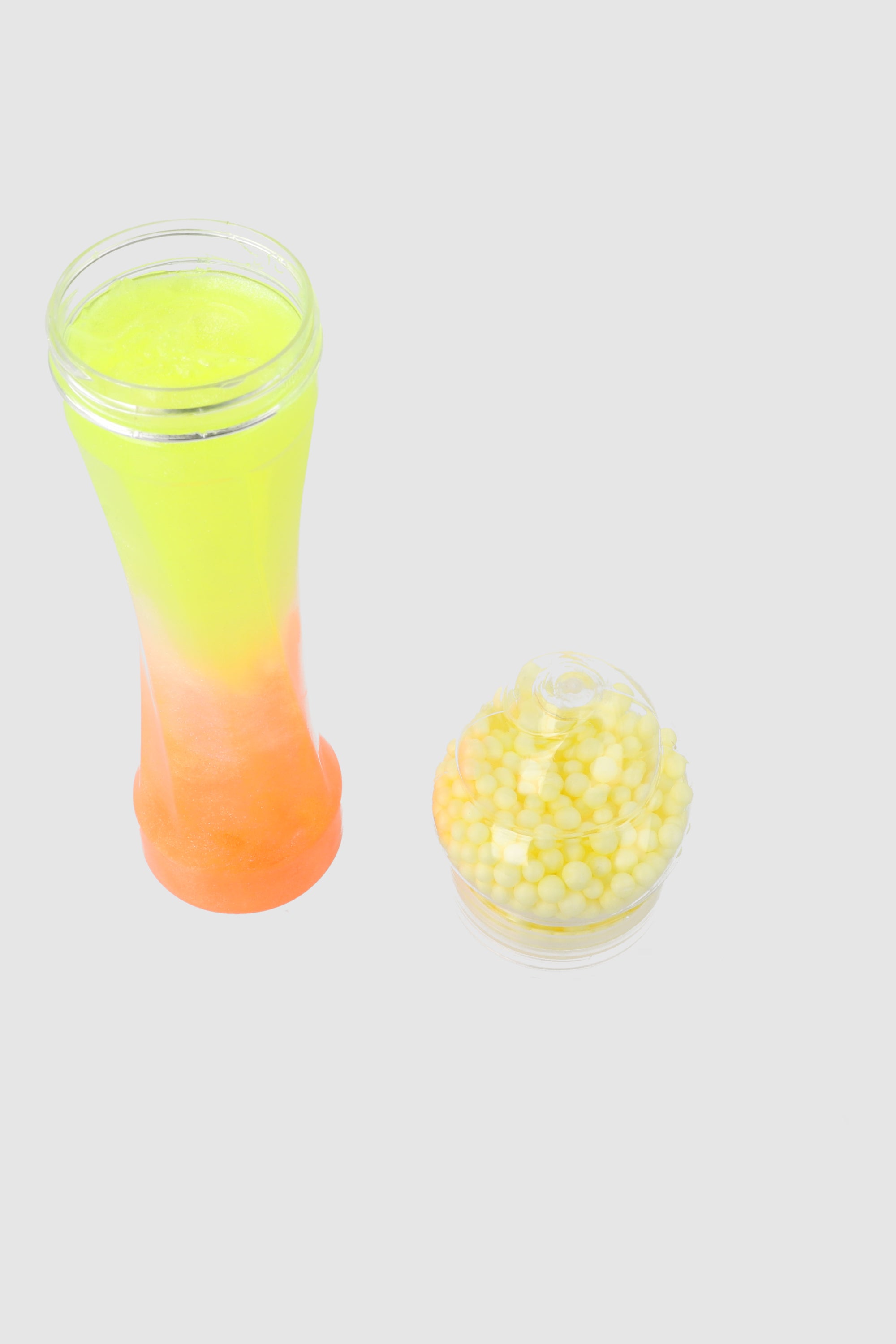 Slime twist bolitas chispas AMARILLO