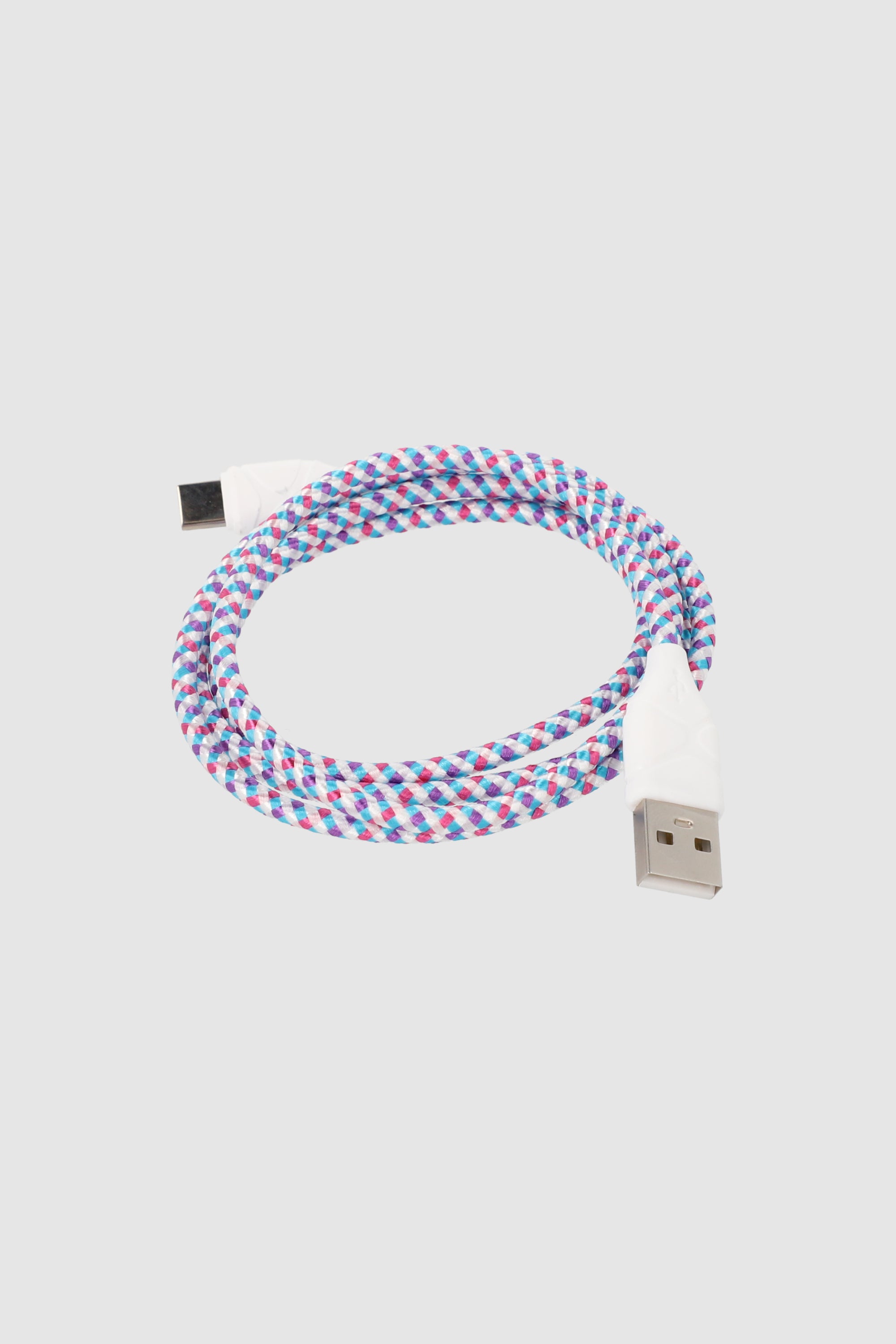 Agujeta type C charger cable MULTICOLORED