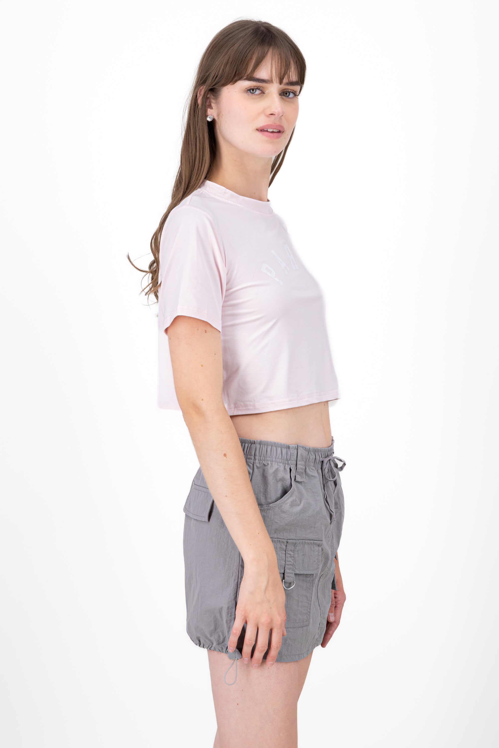 Playera crop paris ROSA