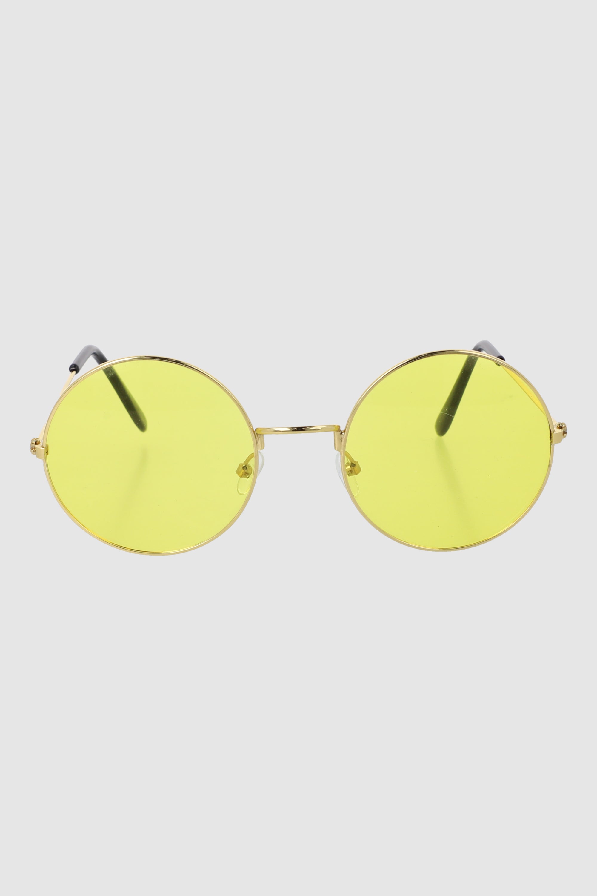 Color round lenses YELLOW