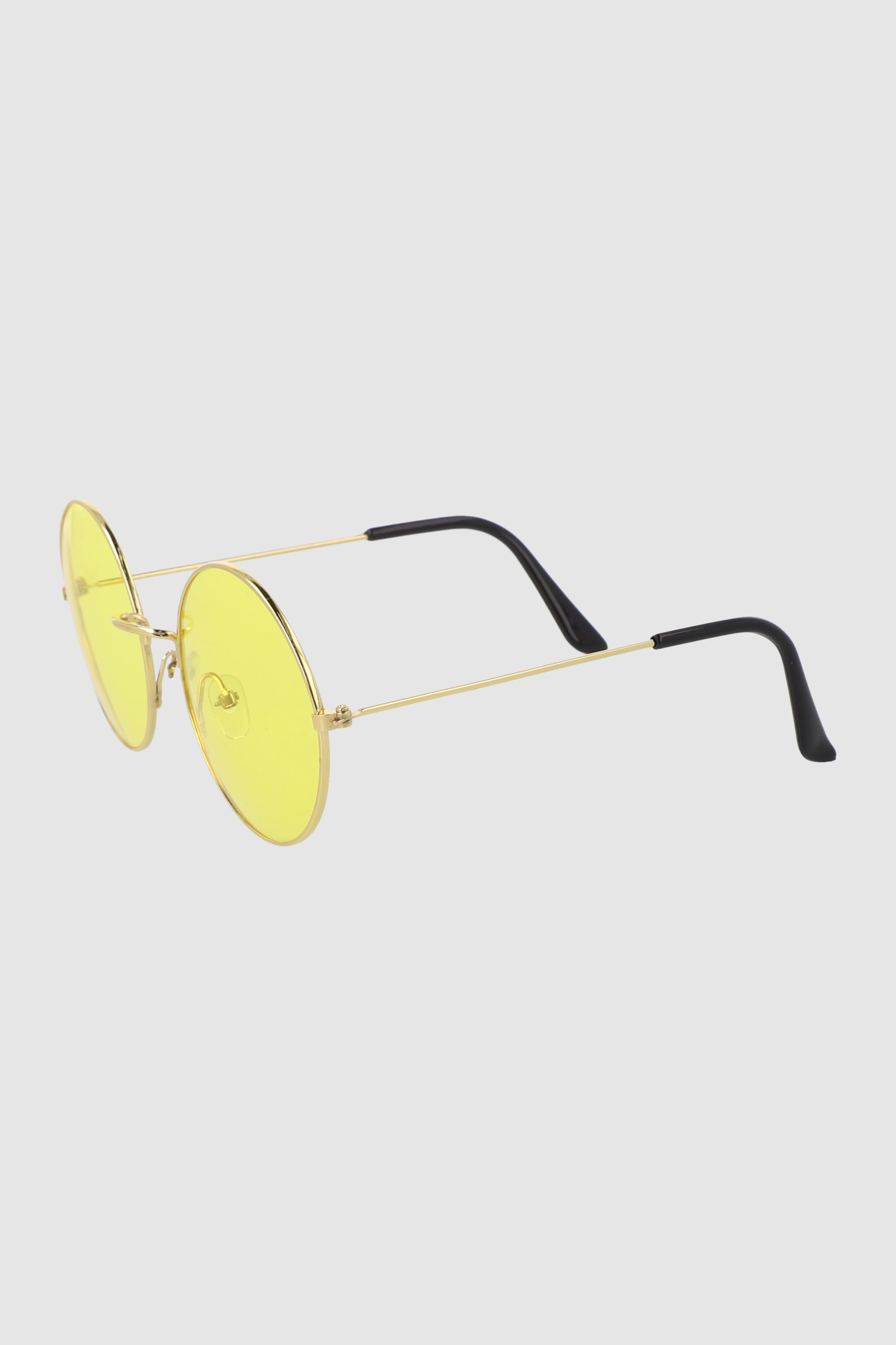 Color round lenses YELLOW