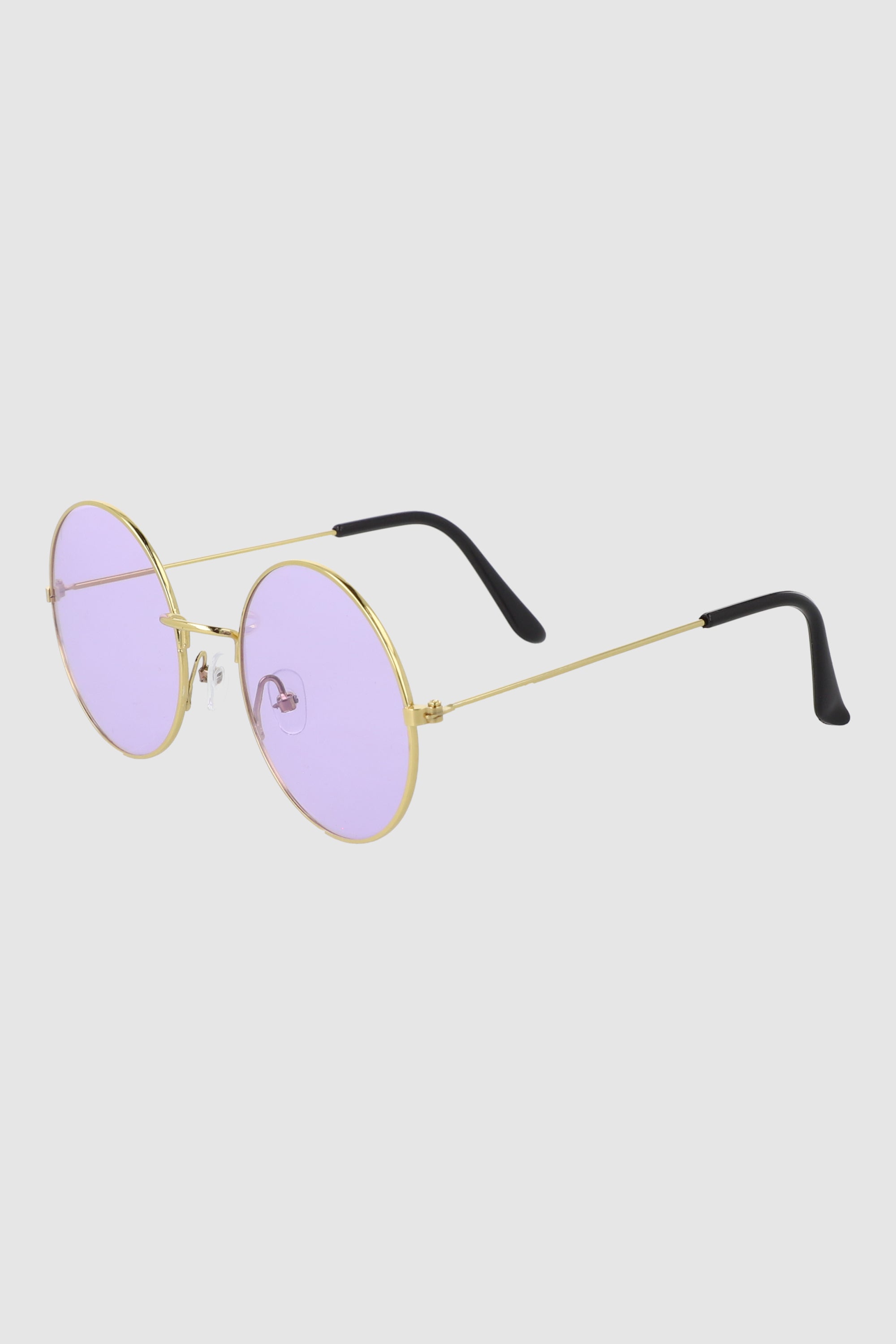 Color round lenses PURPLE