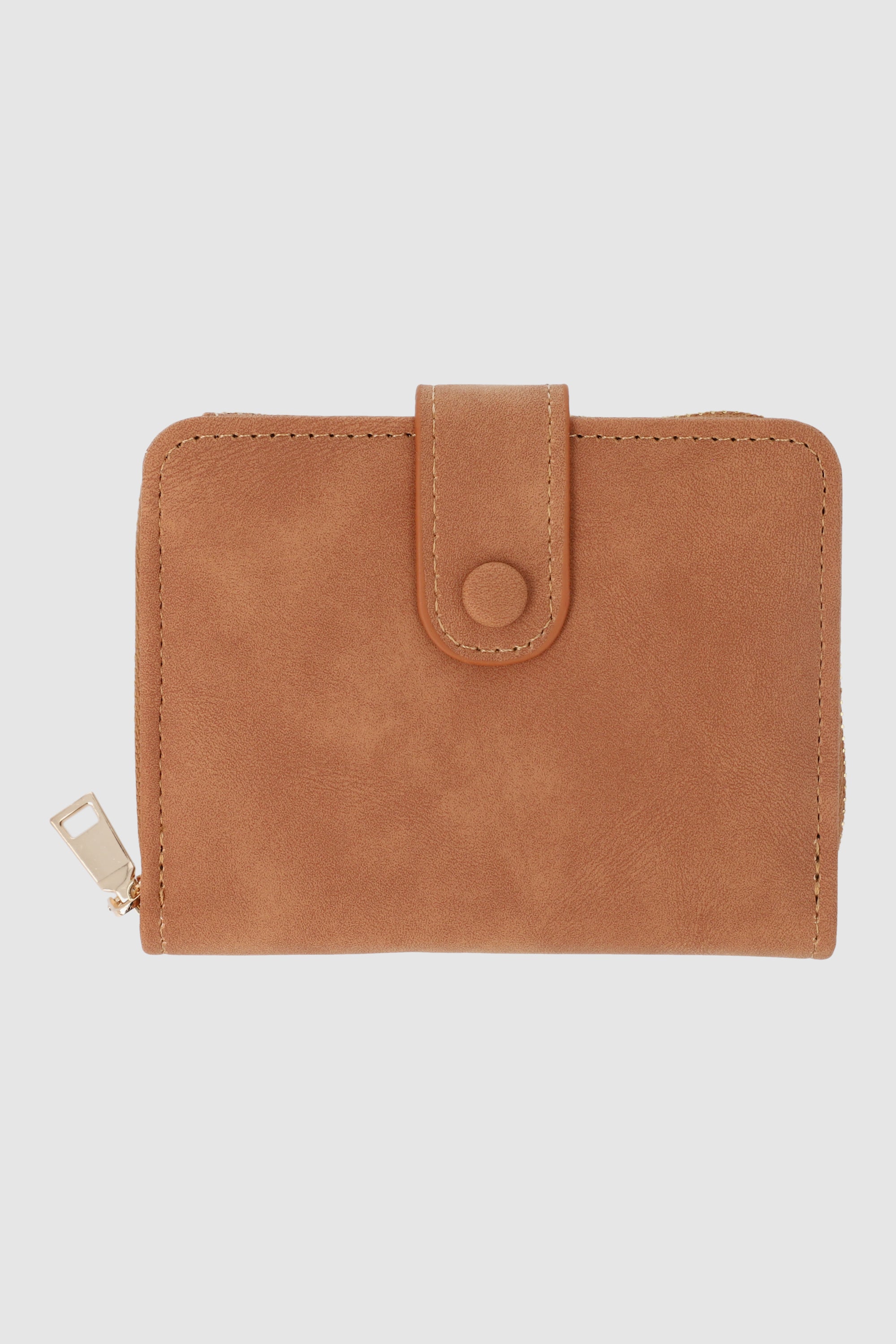 Cartera pequeña efecto vintage CAMELLO