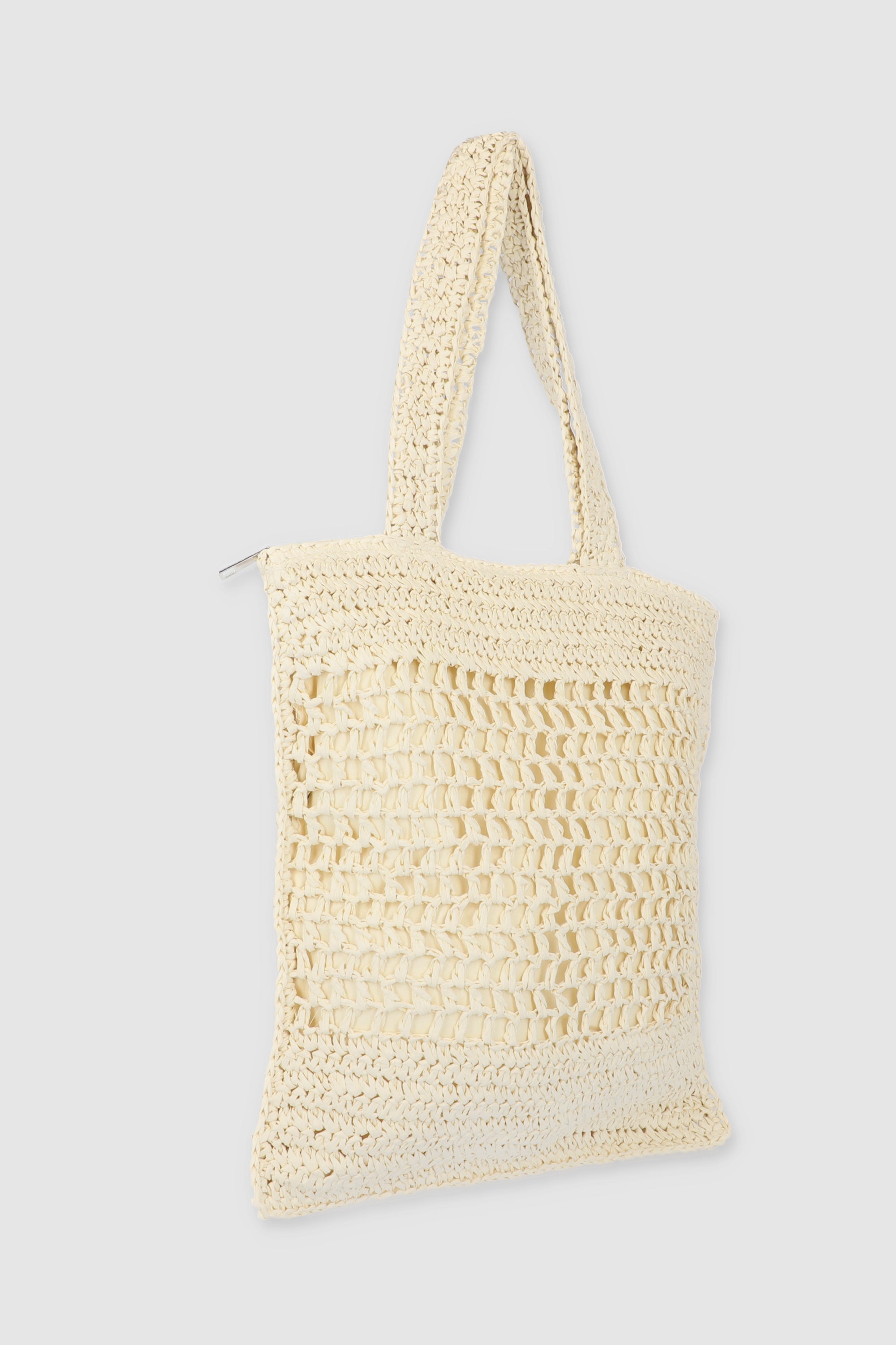 Tote entrelazada raffia BEIGE