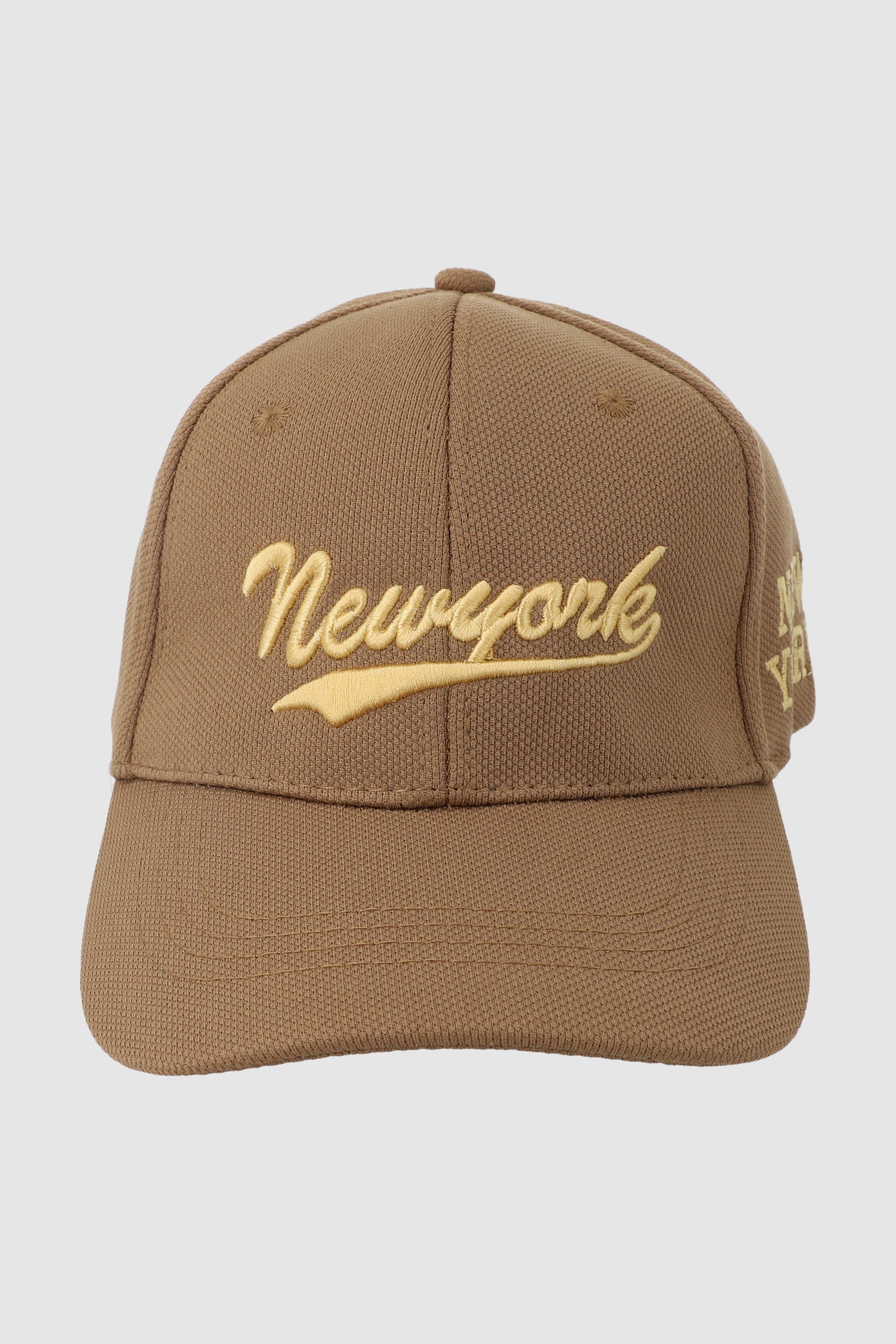 Gorra new york cursiva BEIGE