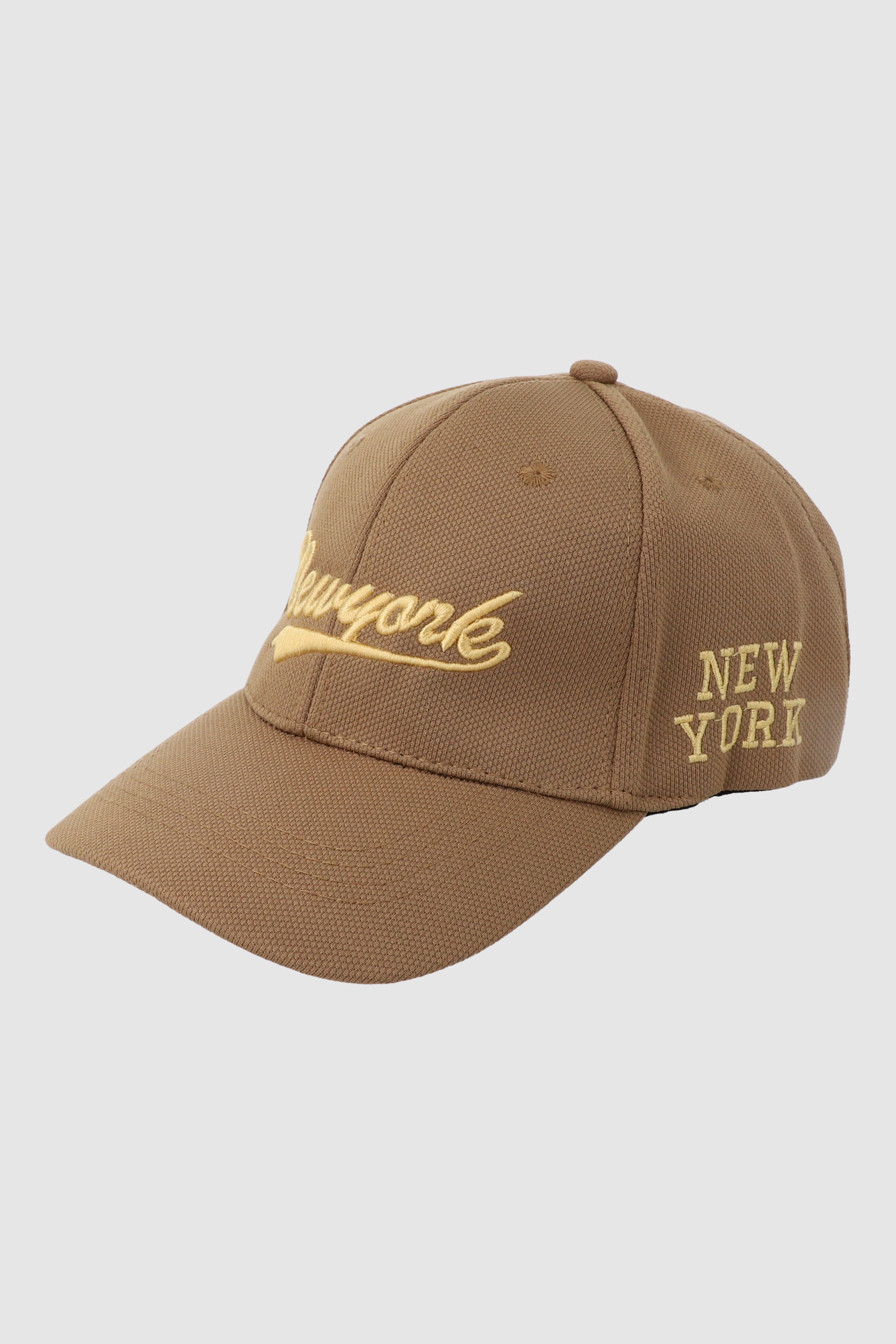 Gorra new york cursiva BEIGE