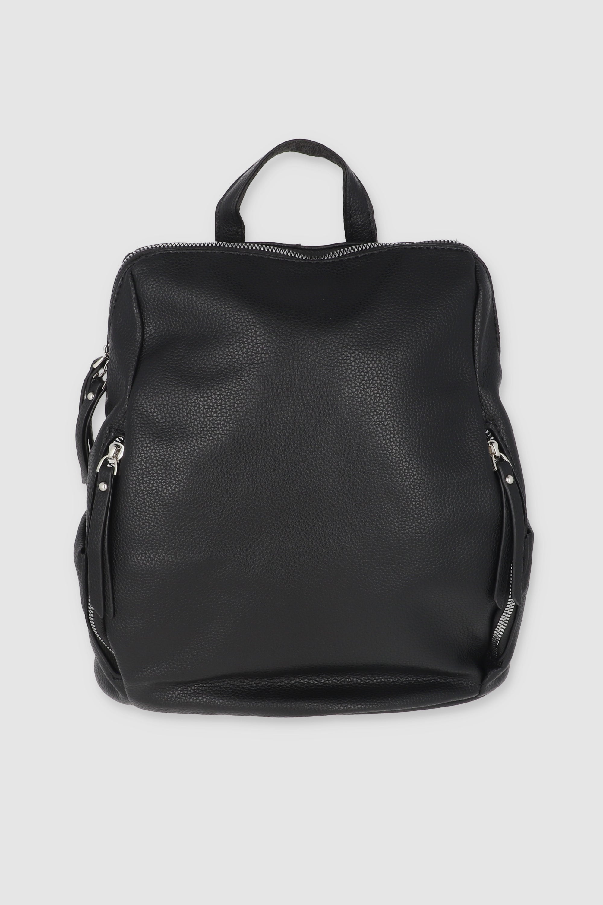 Basic backpack pockets BLACK