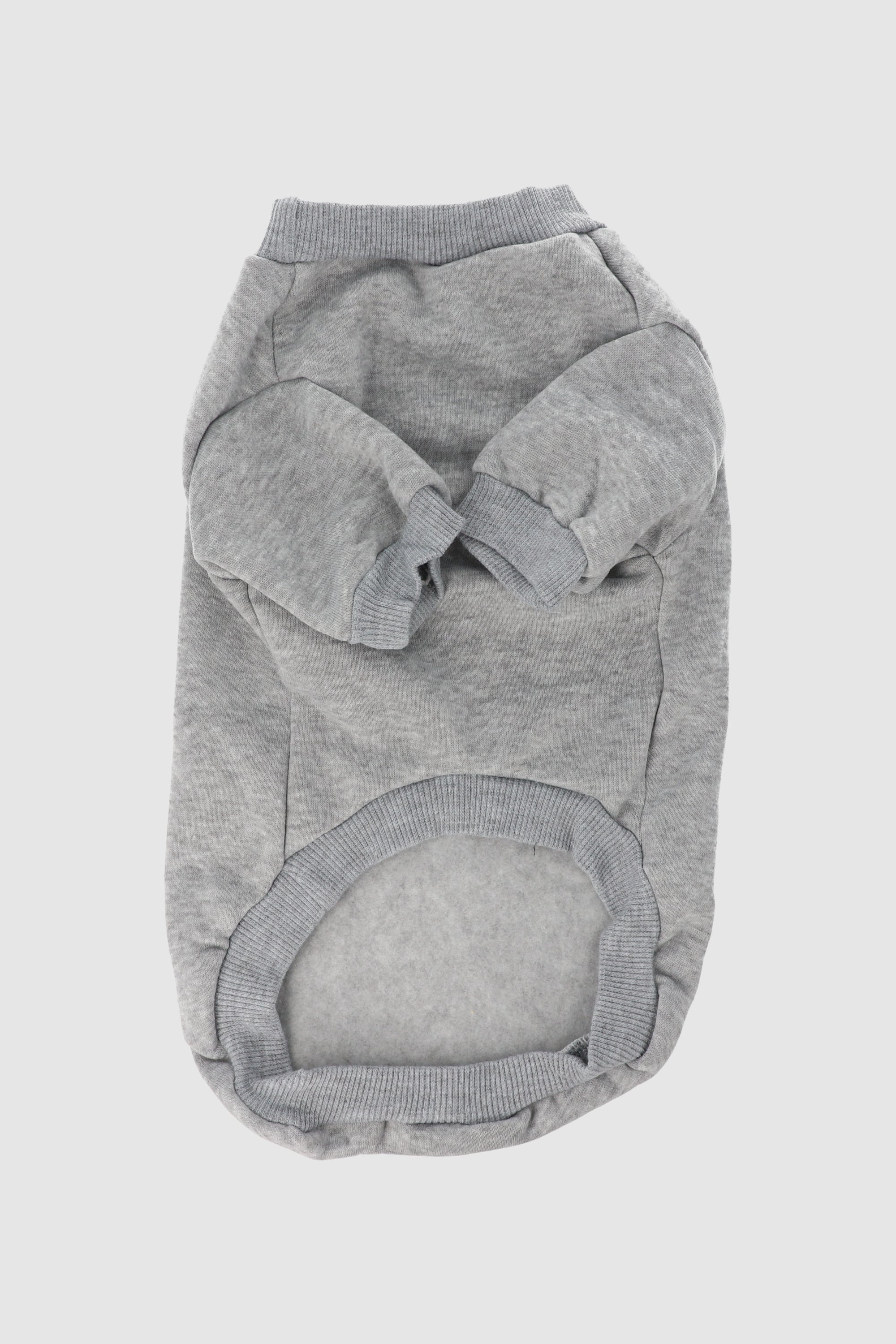 Sudadera para mascota GRIS