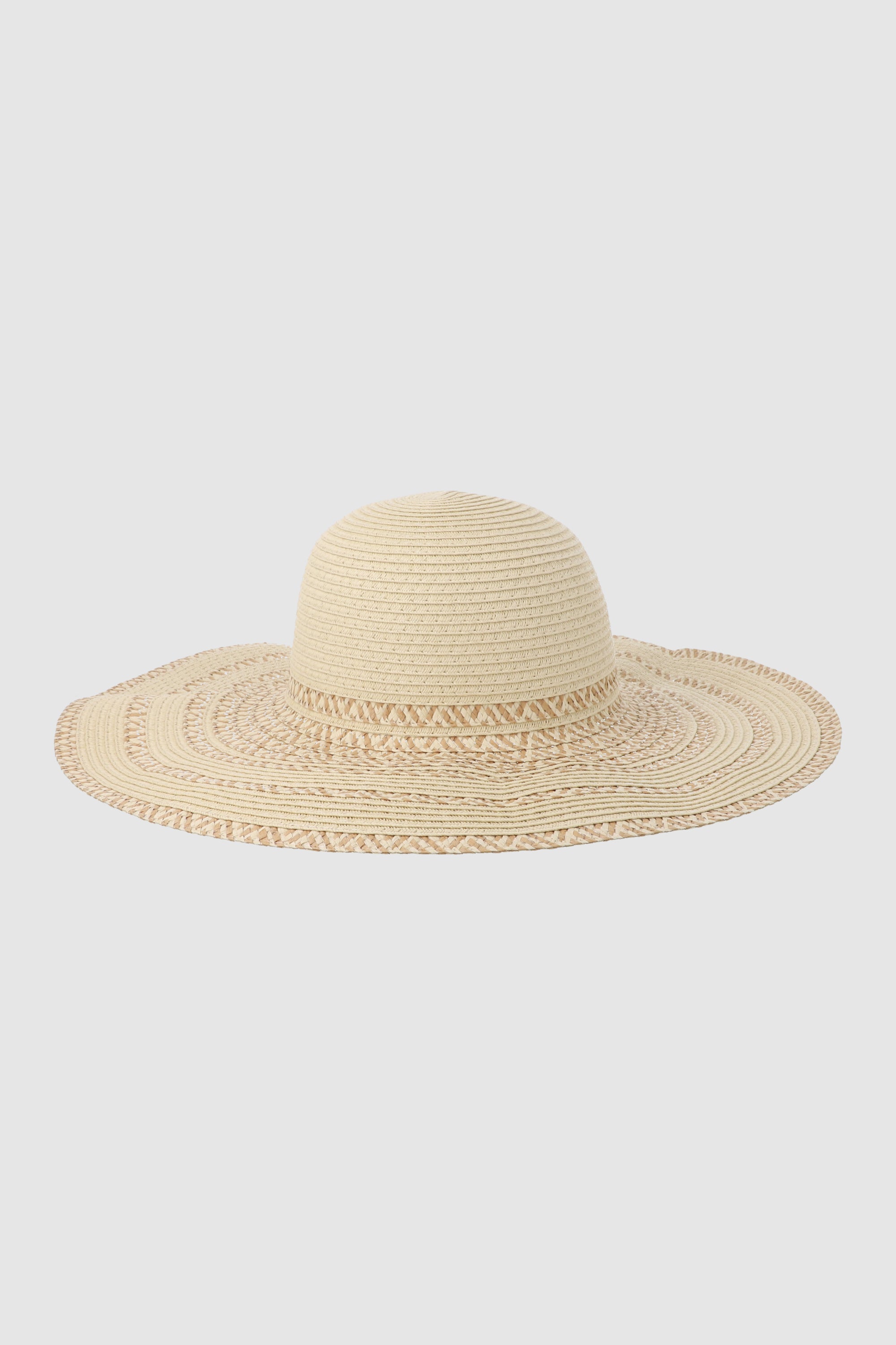 Sombrero floppy playa detalle BEIGE