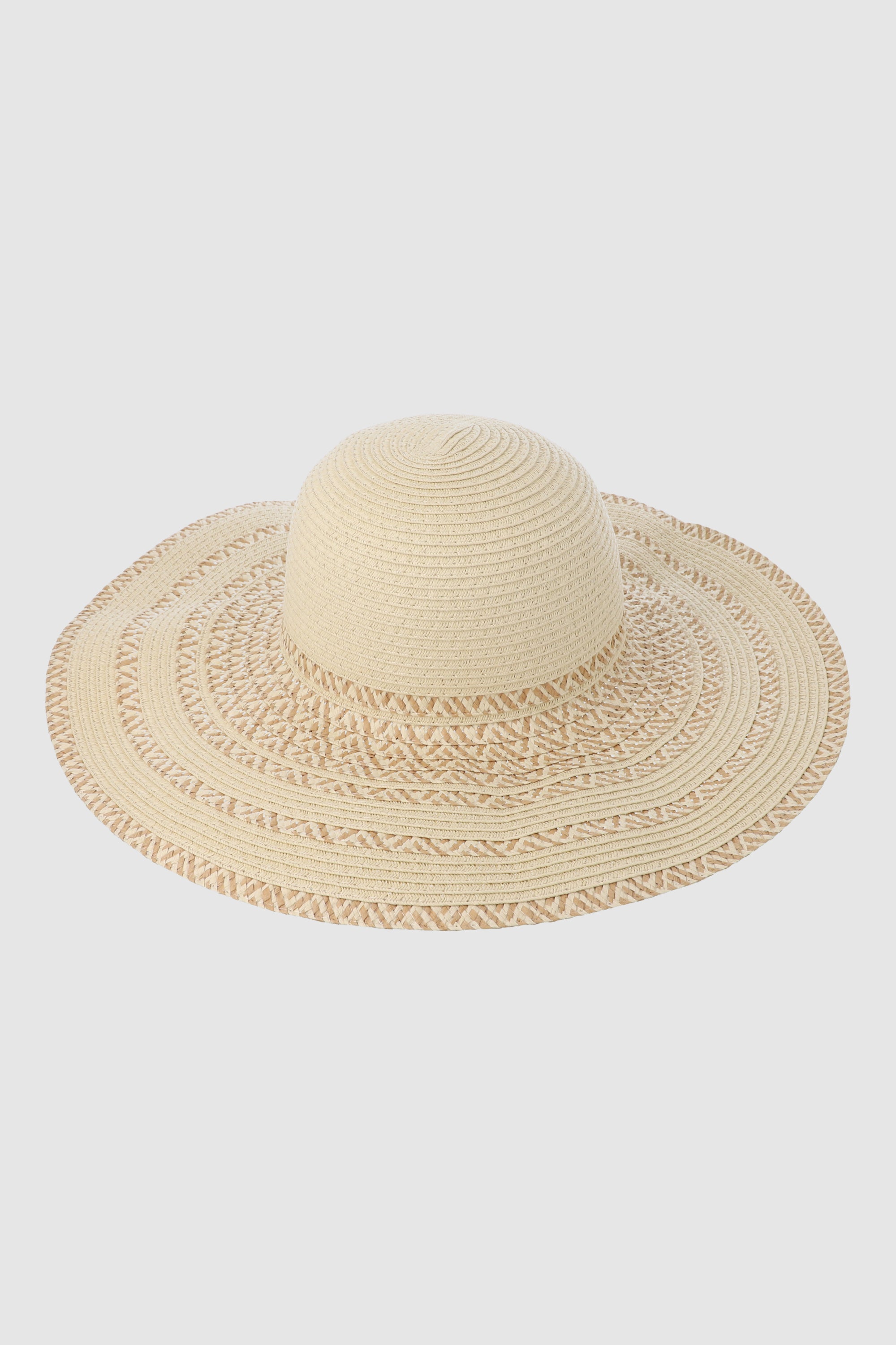 Sombrero floppy playa detalle BEIGE